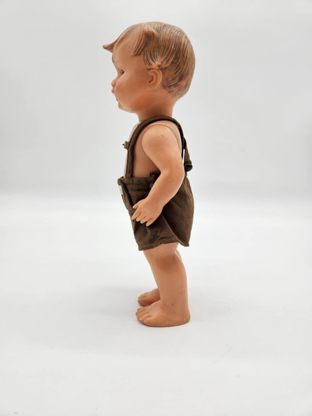 VINTAGE MJ HUMMEL GOEBEL BOY IN LEDERHOSEN 11" DOLL ~ MADE IN WEST GERMANY