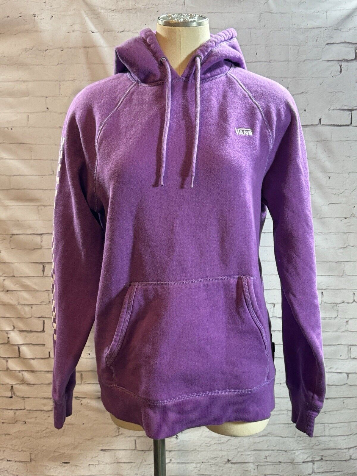 SZ M Vans Hoodie Sweatshirt Adult Medium Purple Hooded - WCLTH MCLTH 001