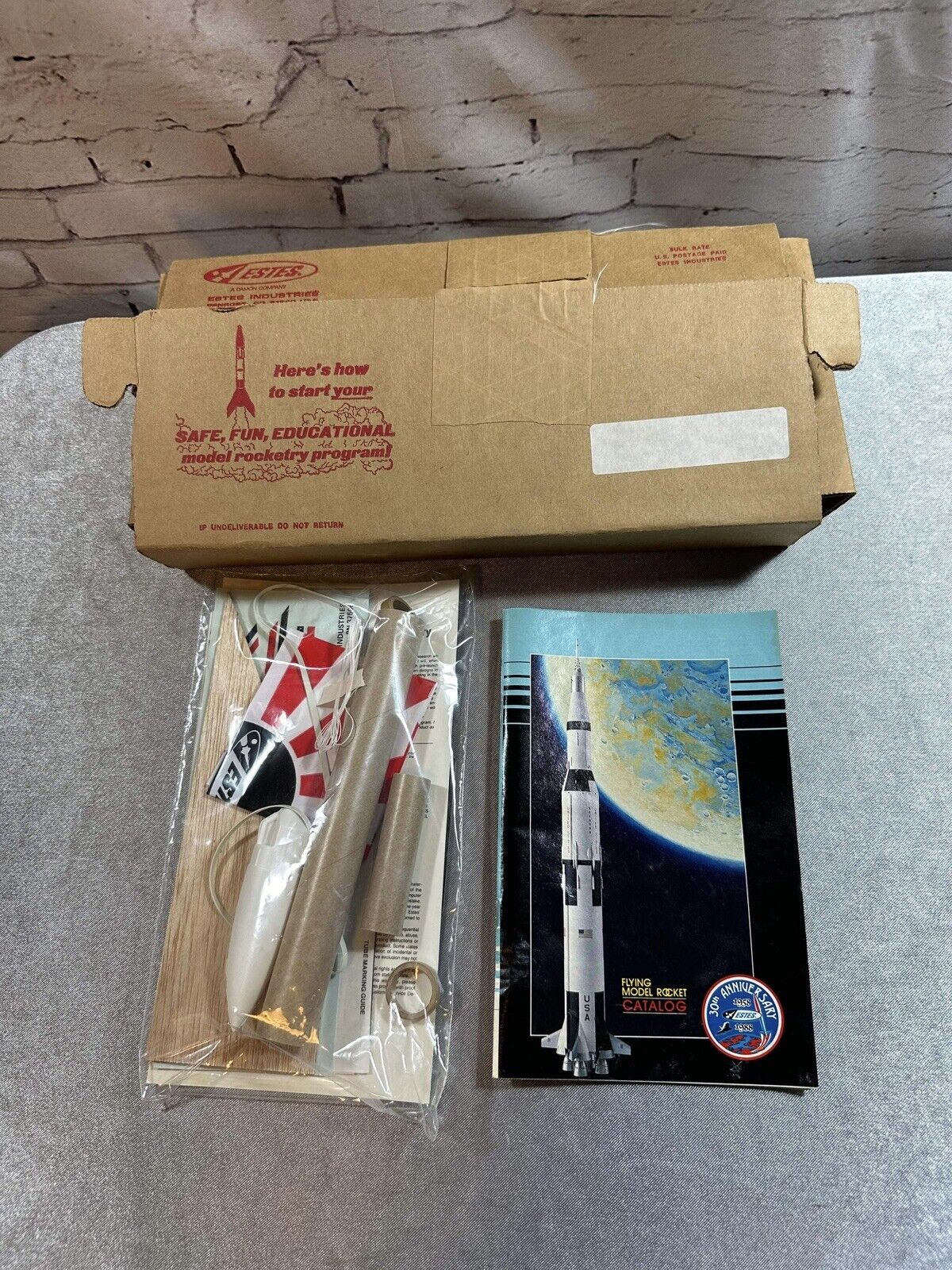 1980s Estes Rocketry Alpha Flying Rocket Model *NEW IN BOX* Vintage Kits