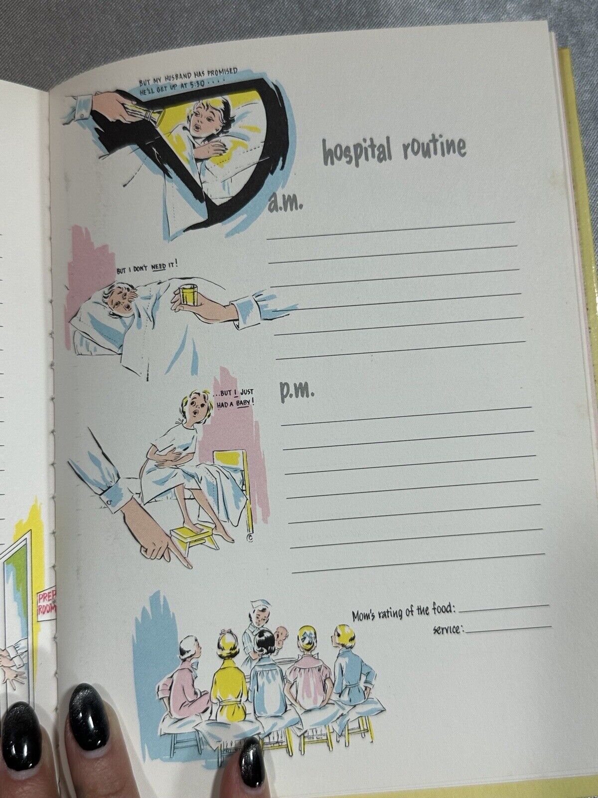 Vintage Mom's 1980s Hospital Record Happy Birth Day! TNO QCC