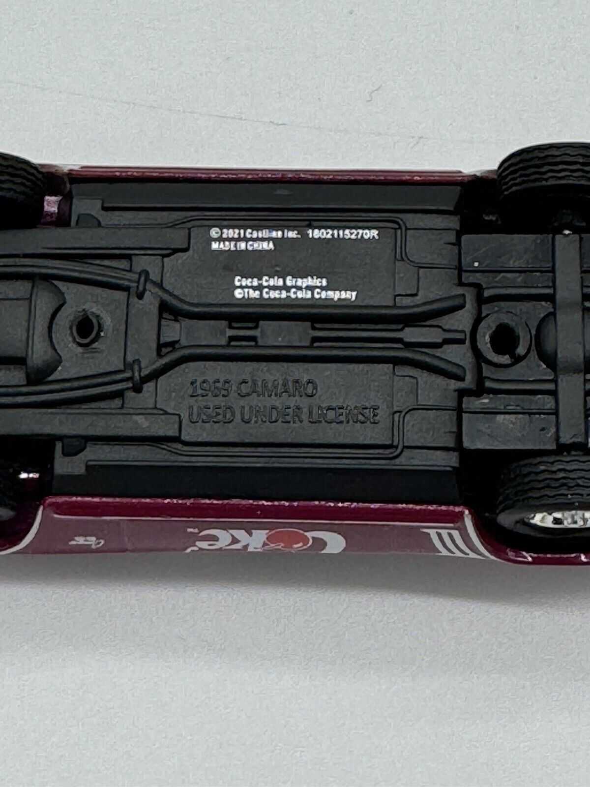 1969 69 CHEVY CHEVROLET CAMARO SS RS CHERRY COKE 1:64 SCALE DIECAST MODEL CAR