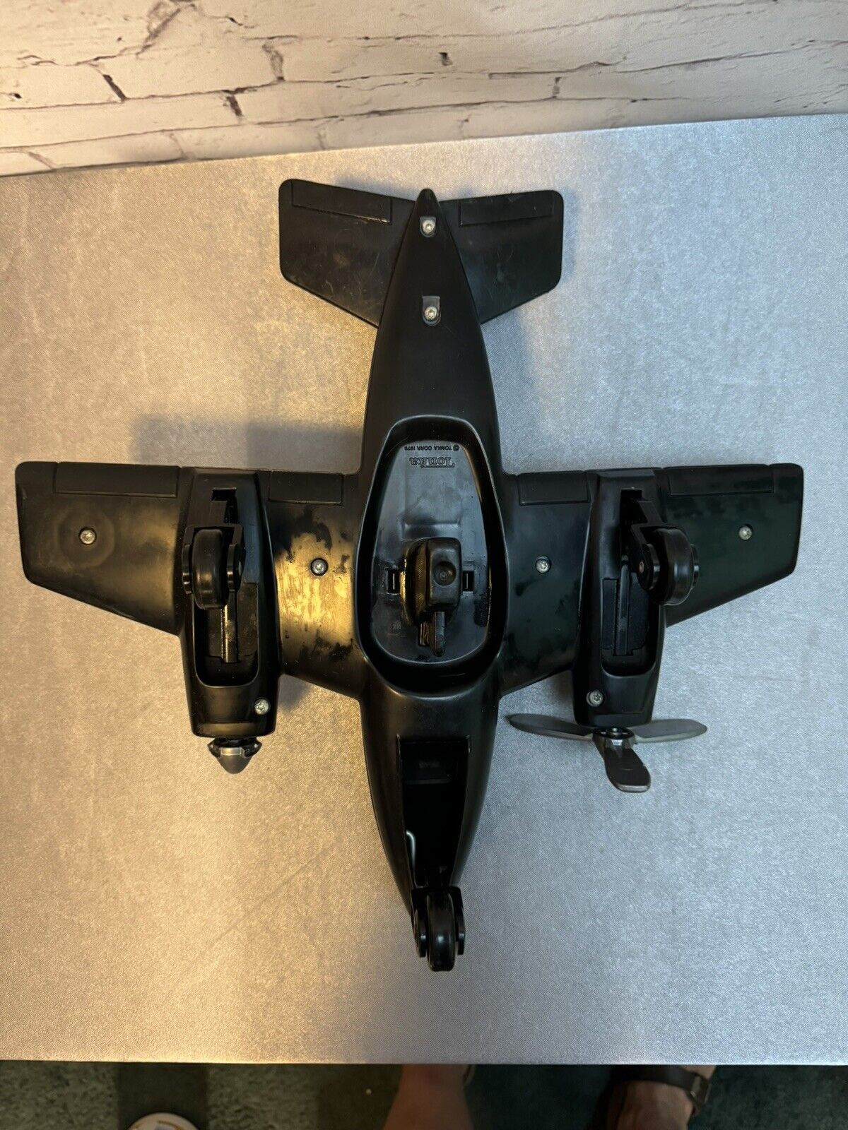 1979 Tonka Hand Commander Airplane Black Turbo Prop Plane Vintage