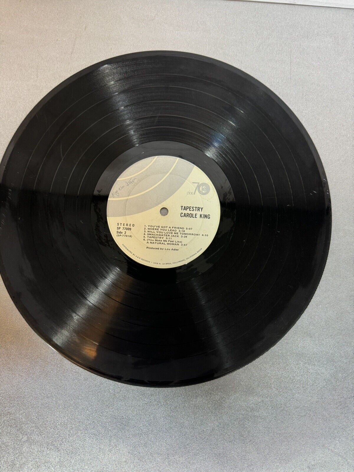 Carole King by Tapestry (Vinyl LP, 1971, A&M Records)