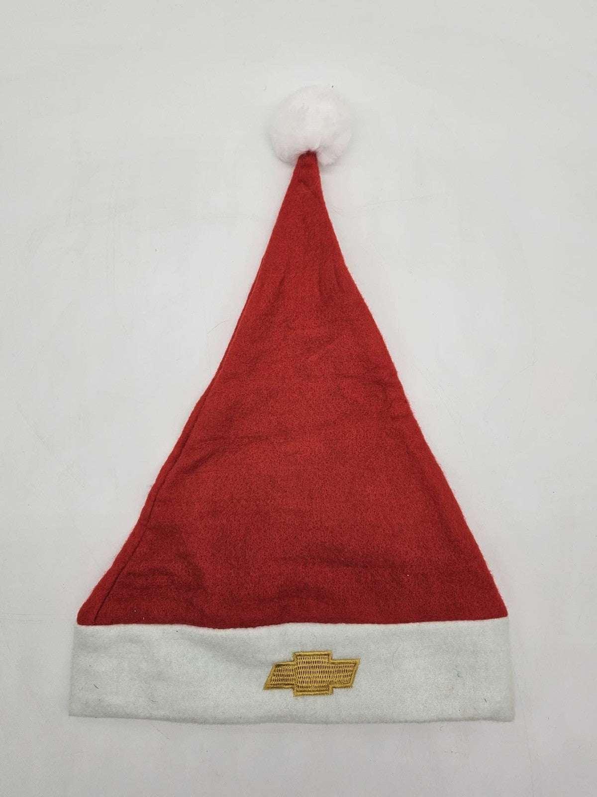Vintage Chevrolet Logo Santa Hat Red White Holiday Christmas Cap