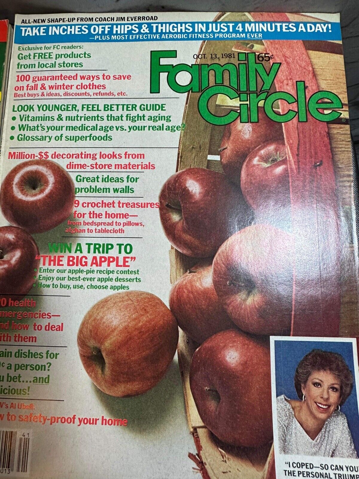 Family Circle magazine lot - Early 1980's lot of 6 - Vintage Back Issue