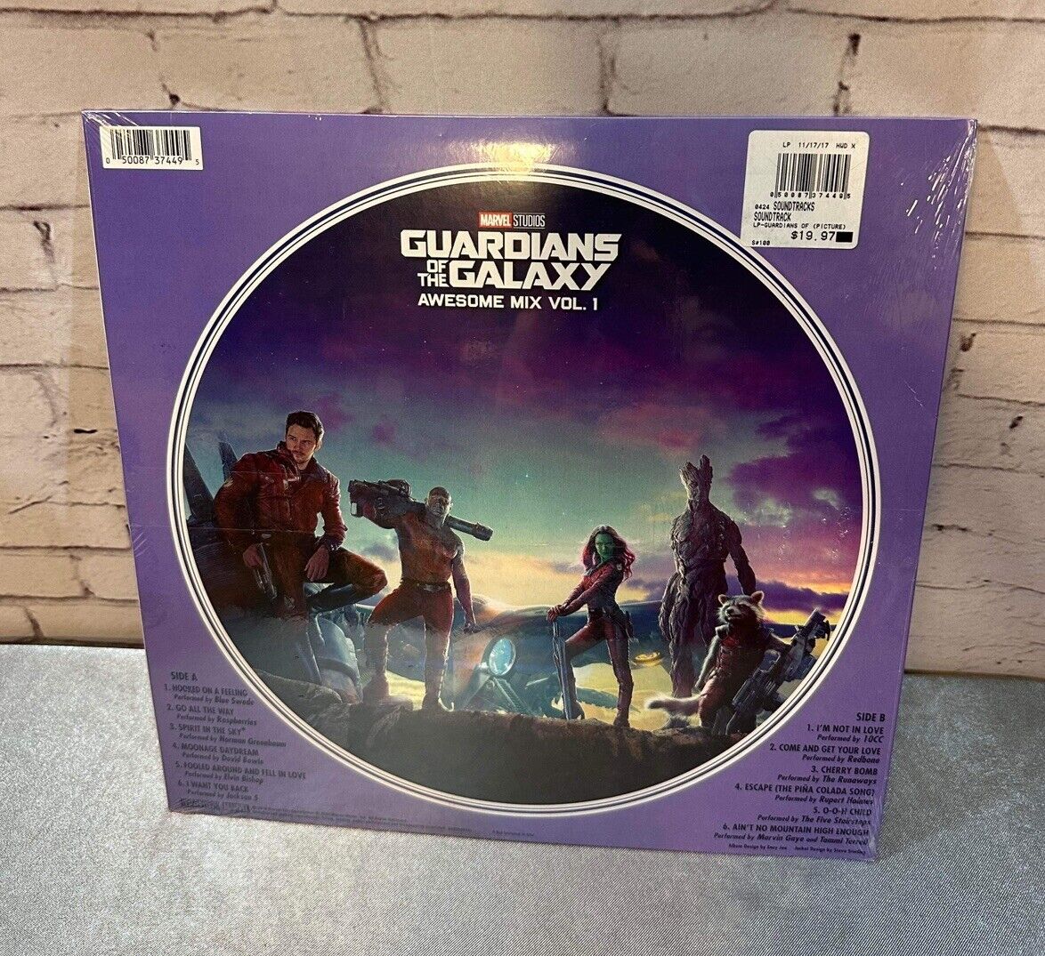 Guardians of the Galaxy Vol. 1 Vinyl Record- Hollywood Picture - New/Sealed