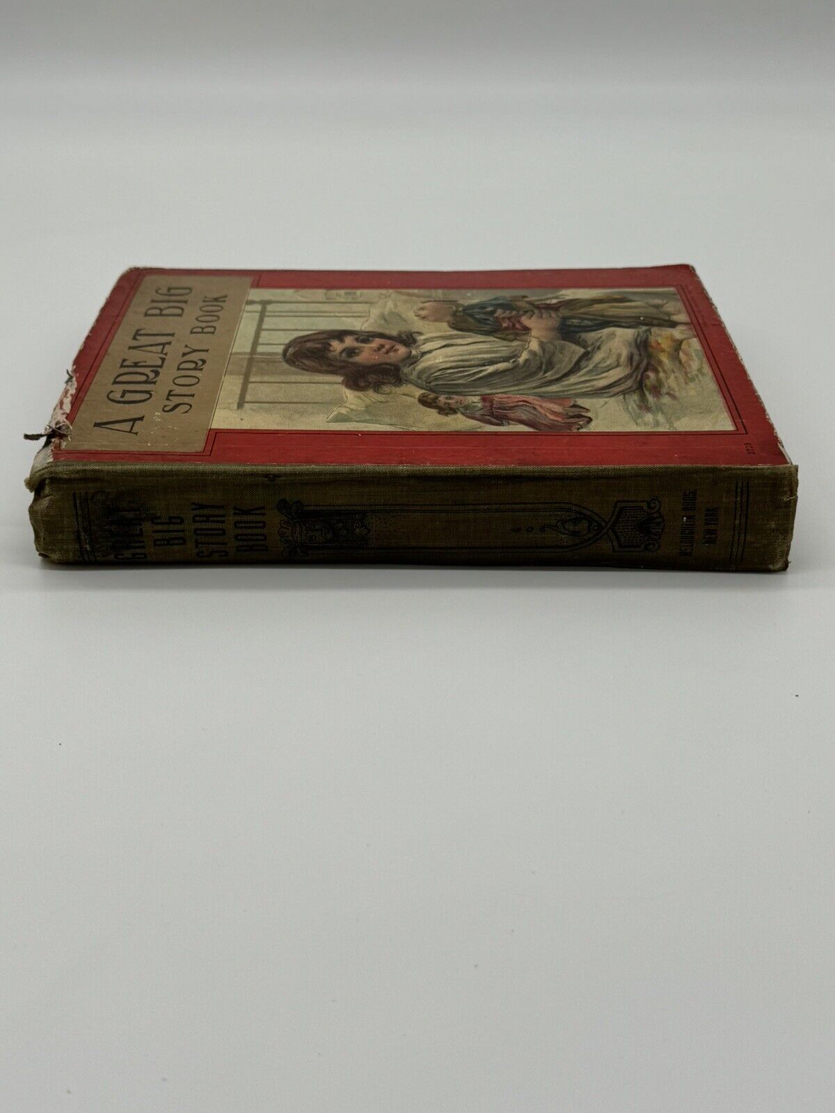 ANTIQUE BOOK "A GREAT BIG STORY BOOK" 2725 MCLOUGHLIN BROS. NEW YORK