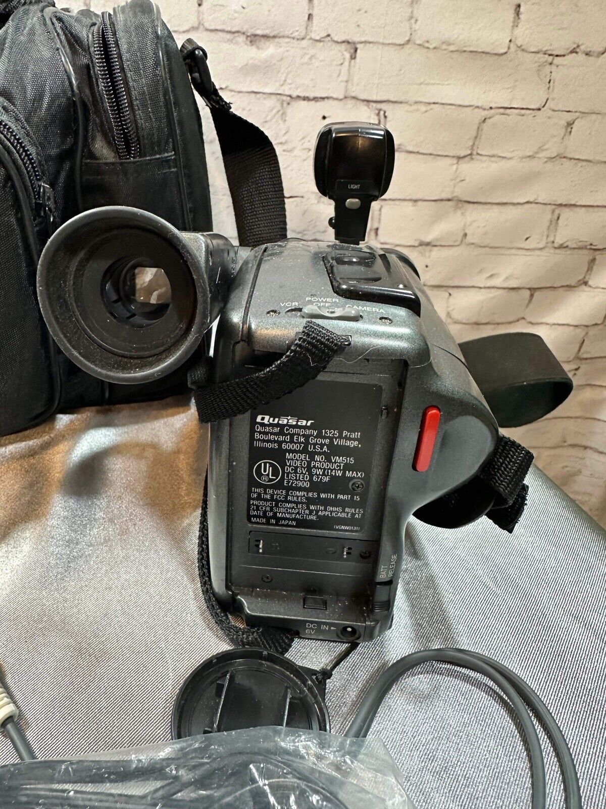 Panasonic Palmcorder PV-18 VHSC - X8 Digital Auto Focus w/ Lots of Xtras!! MISC