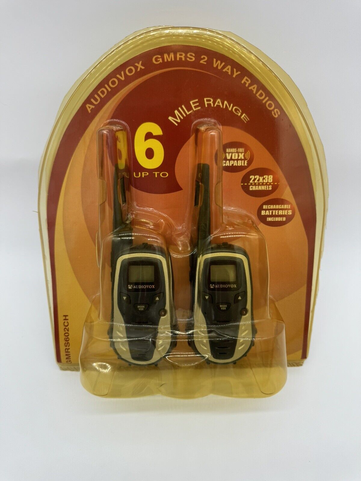 Audiovox Keep in Touch GMRS 2 Way Radio Twin Pack 6 Mile Radius