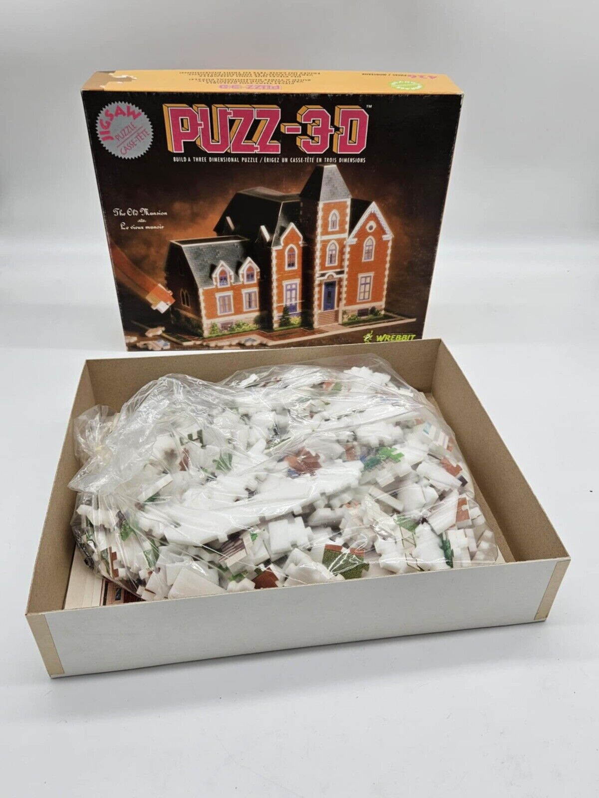 Vintage Wrebbit Puzz3D  The Old Mansion
