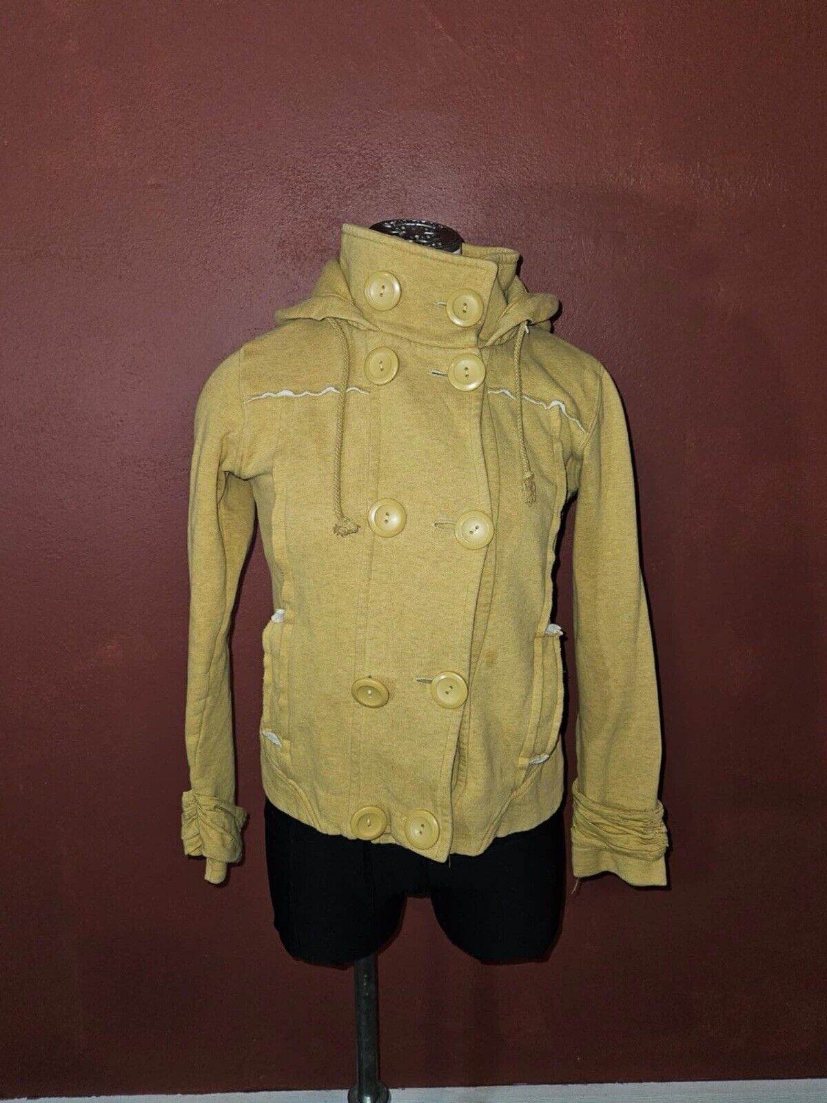 Daytrip by Buckle Women’s Button Up Yellow Jacket Size Medium WCLTH