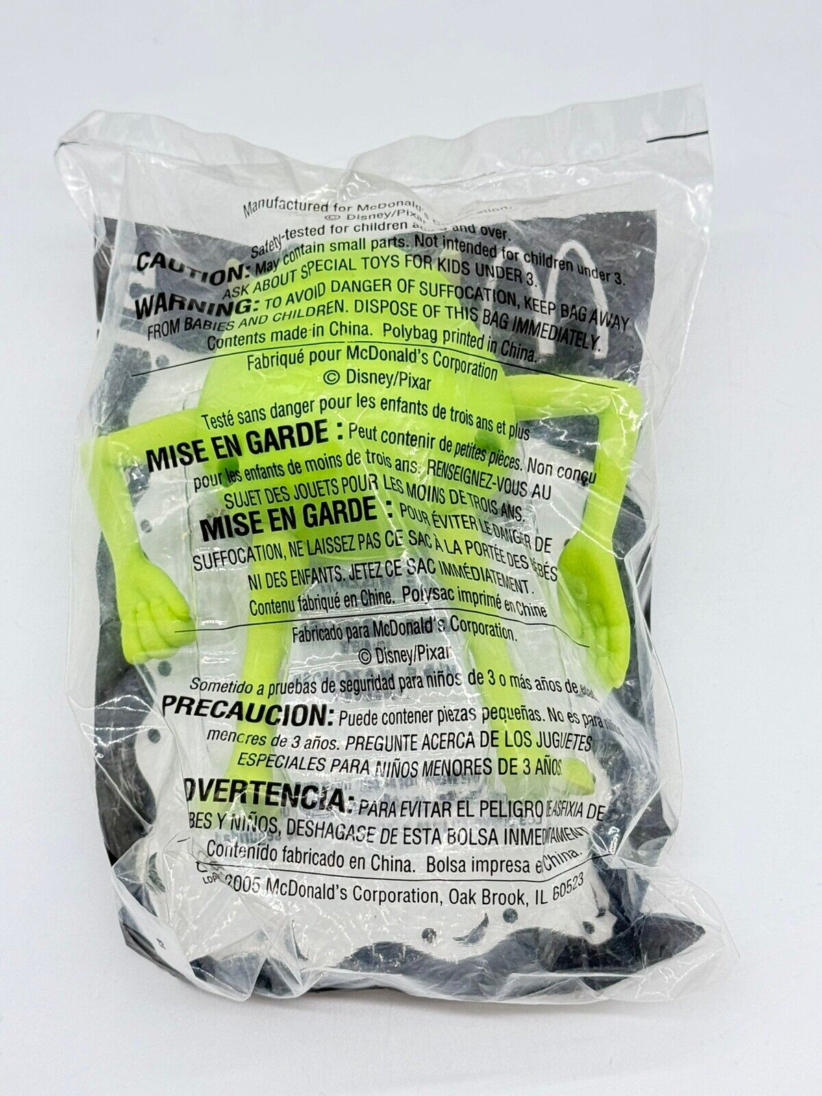 Mike Wazowski Monsters Inc Pixar McDonalds Happy Meal #4