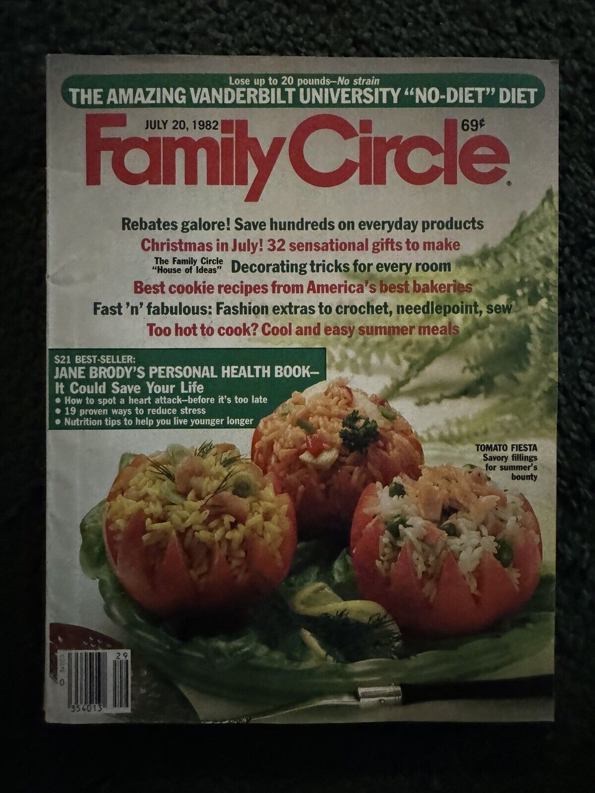Family Circle magazine lot - Early 1980's lot of 9 - Vintage Back Issue