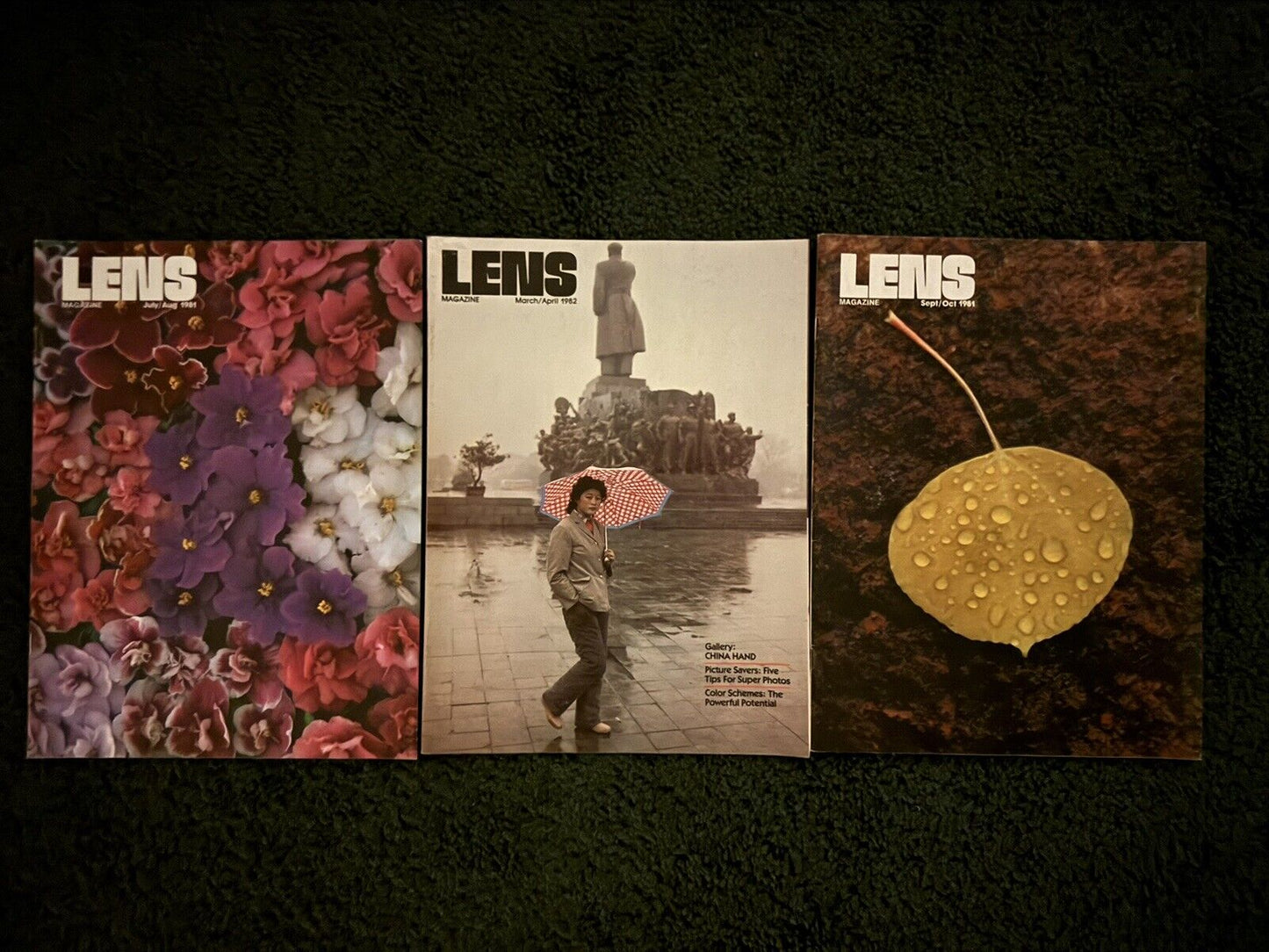 Lens Magazine 1980’s Issues - Vintage - Lot Of 3