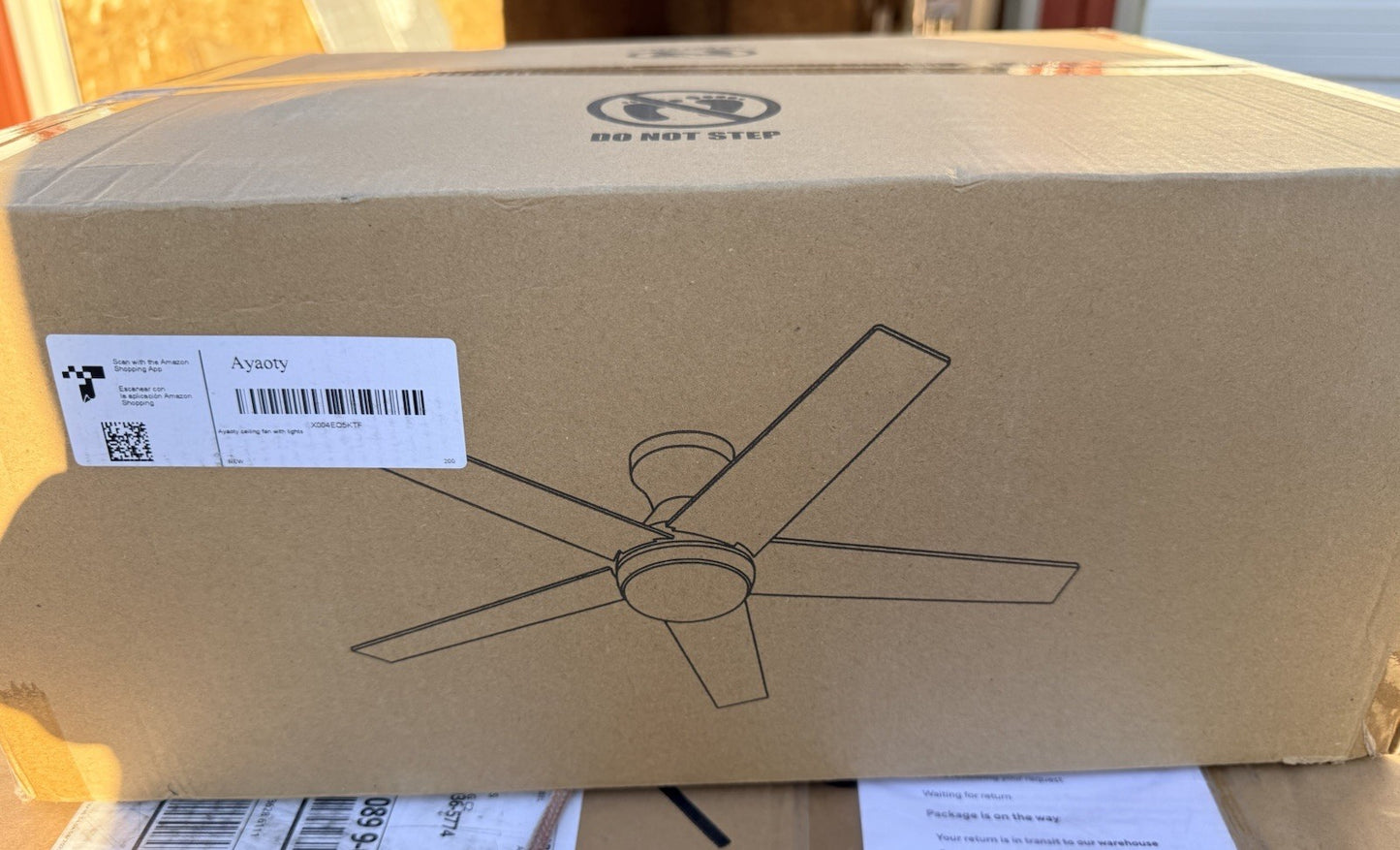 56Inch Black Ceiling Fans with Lights and Remote/App Control, Dimmable LED, Reve