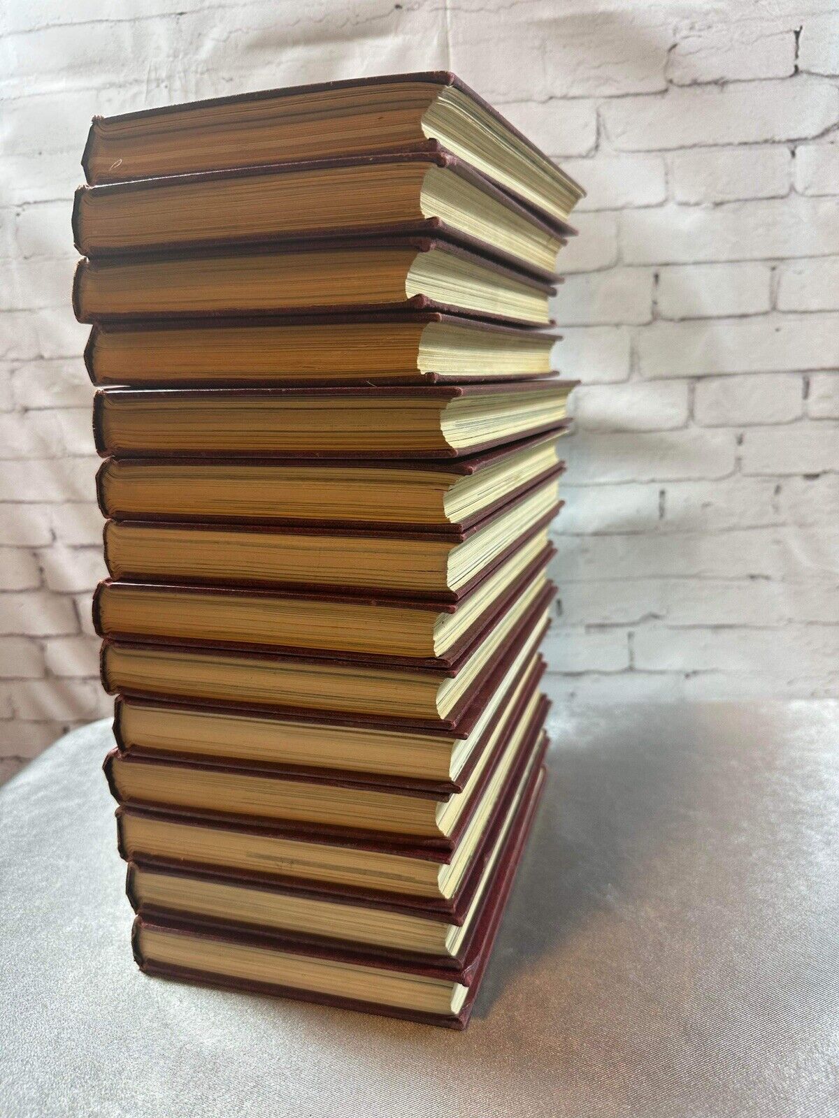 1956 Pictured Knowledge The Full Color Encyclopedia Set Volumes 1-14 VBKS TNO