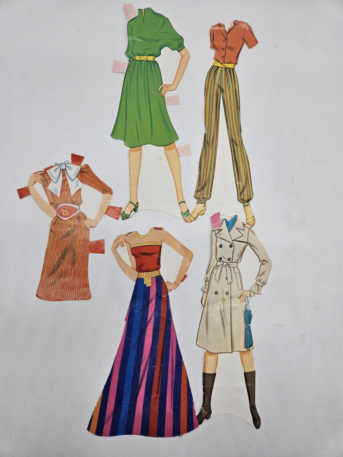 1984 Crystal Barbie Paper Doll & Paper Clothes