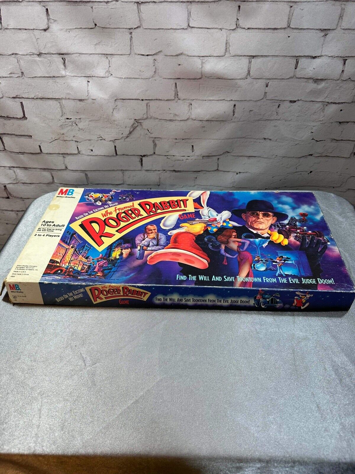 1987 Who Framed Roger Rabbit Milton Bradley Board Game Complete VGM FNF
