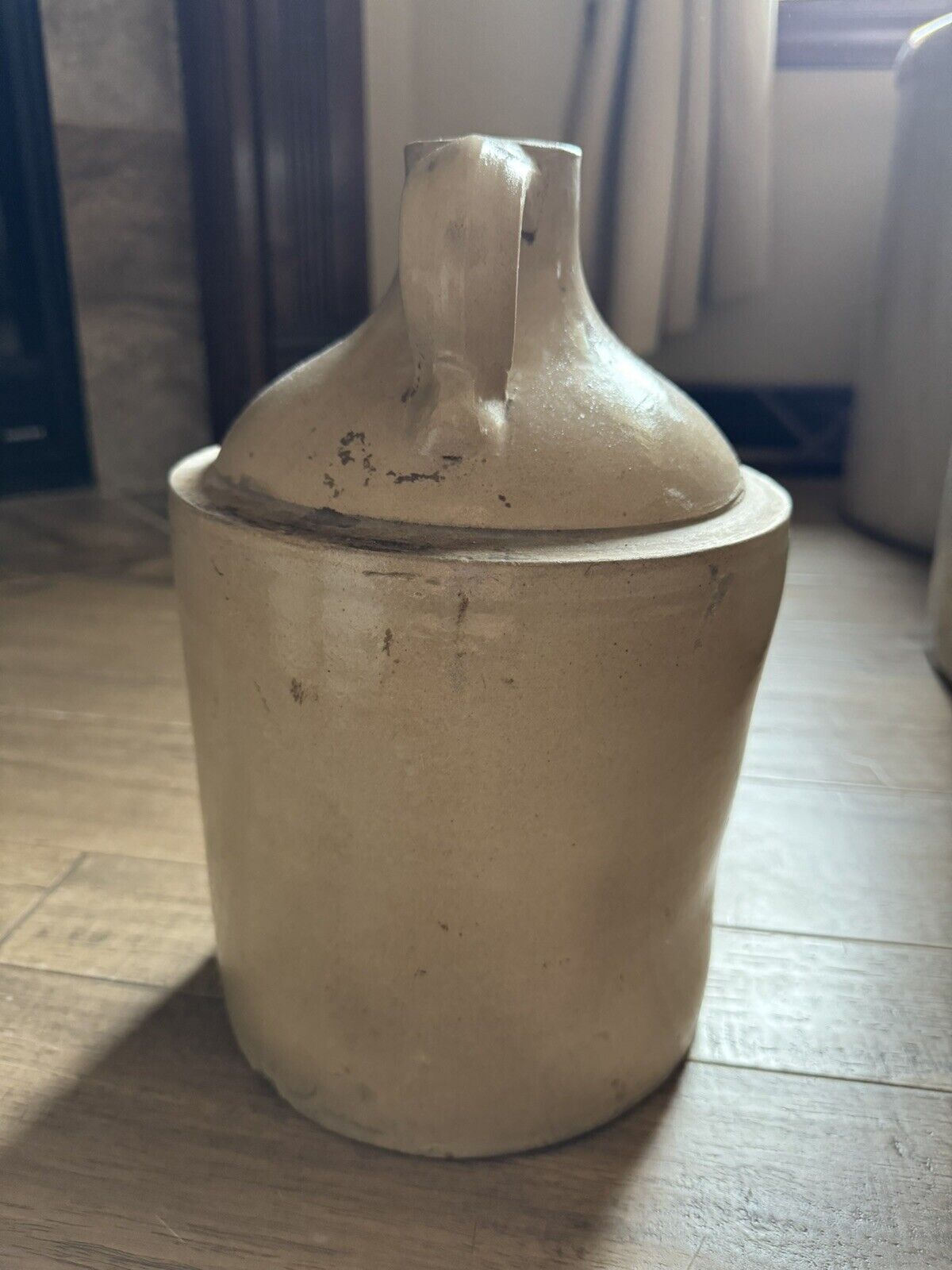 1 Gallon Whiskey Jug Vintage Stoneware