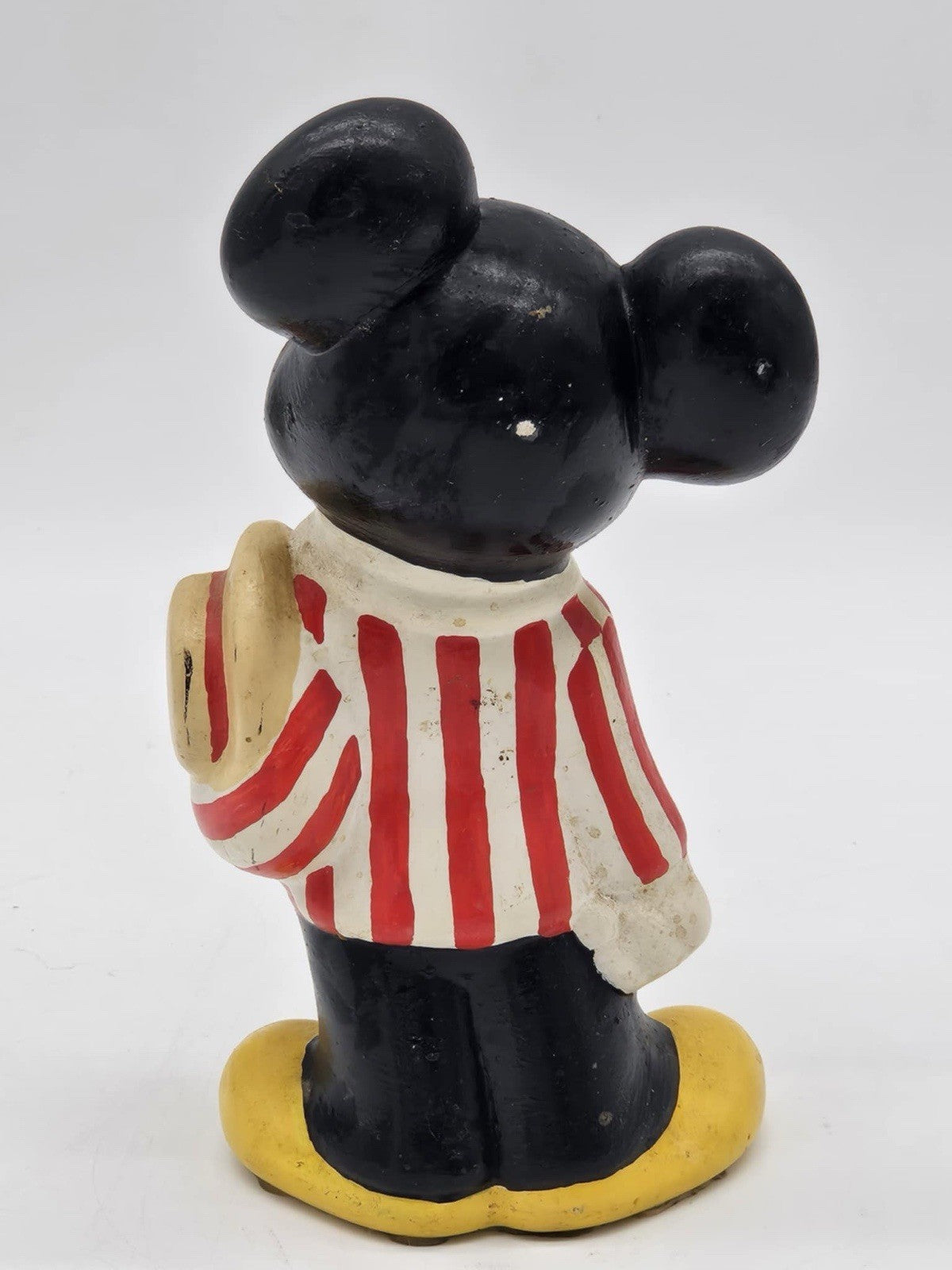 Vintage Mickey Mouse Walt Disney Productions Ceramic Painted Figurine ~9.0" Tall