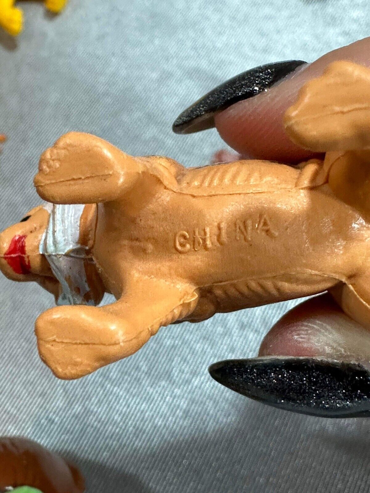Vintage LOT of 16 Toy Animals 1960s 1970s 1980s VTY