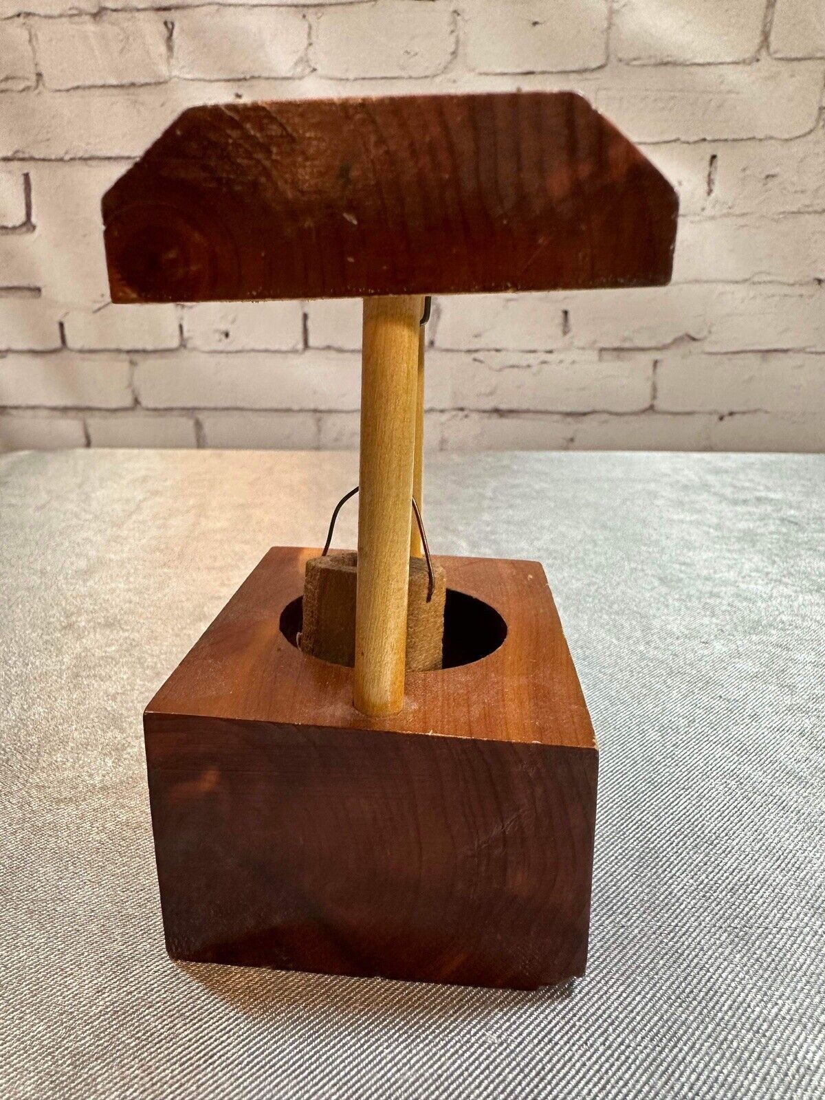 Vintage Wood Wishing Well Brewton Alabama Souvenir