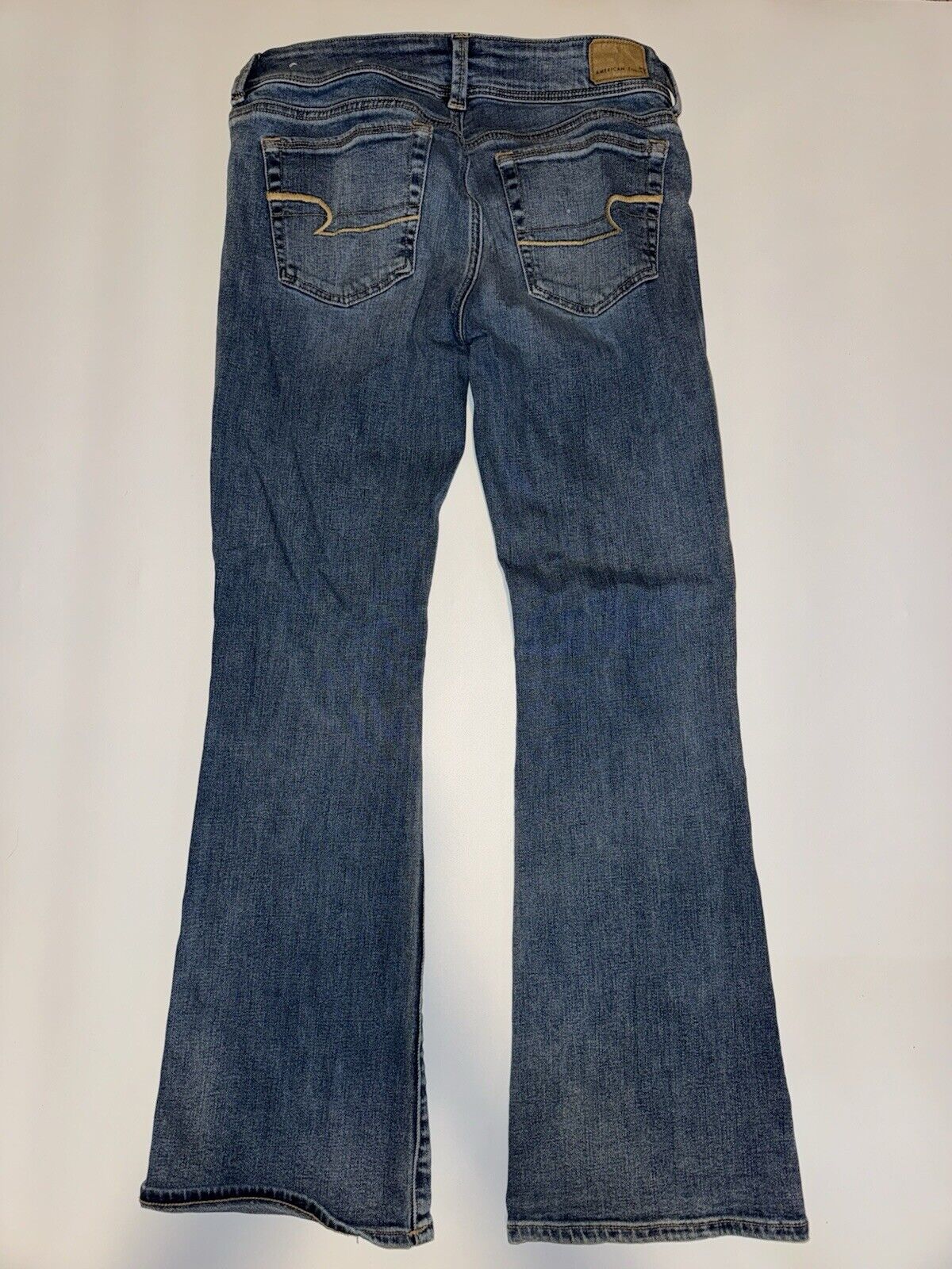 American Eagle Super Stretch Kick Boot Jeans Womens Size 8