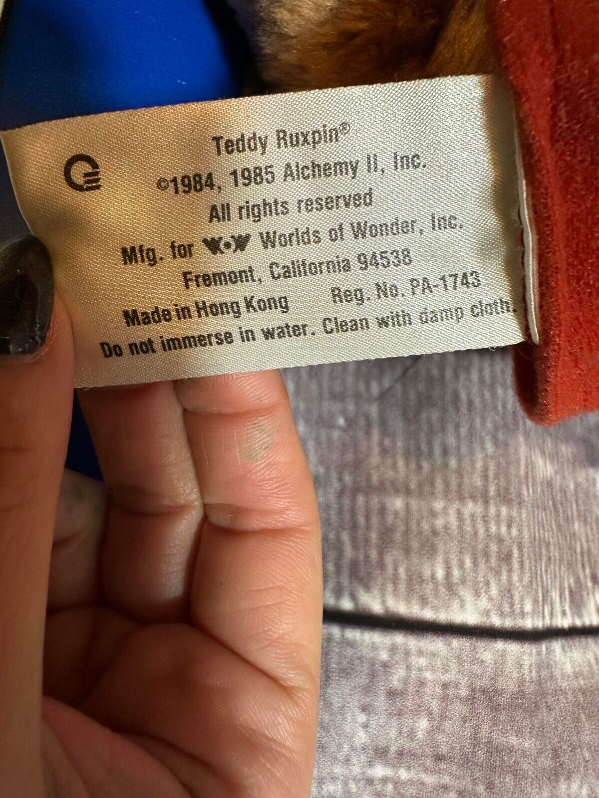 HUGE Original Teddy Ruxpin Lot Clothing, Tapes,Books,Figures & MORE! VCTY