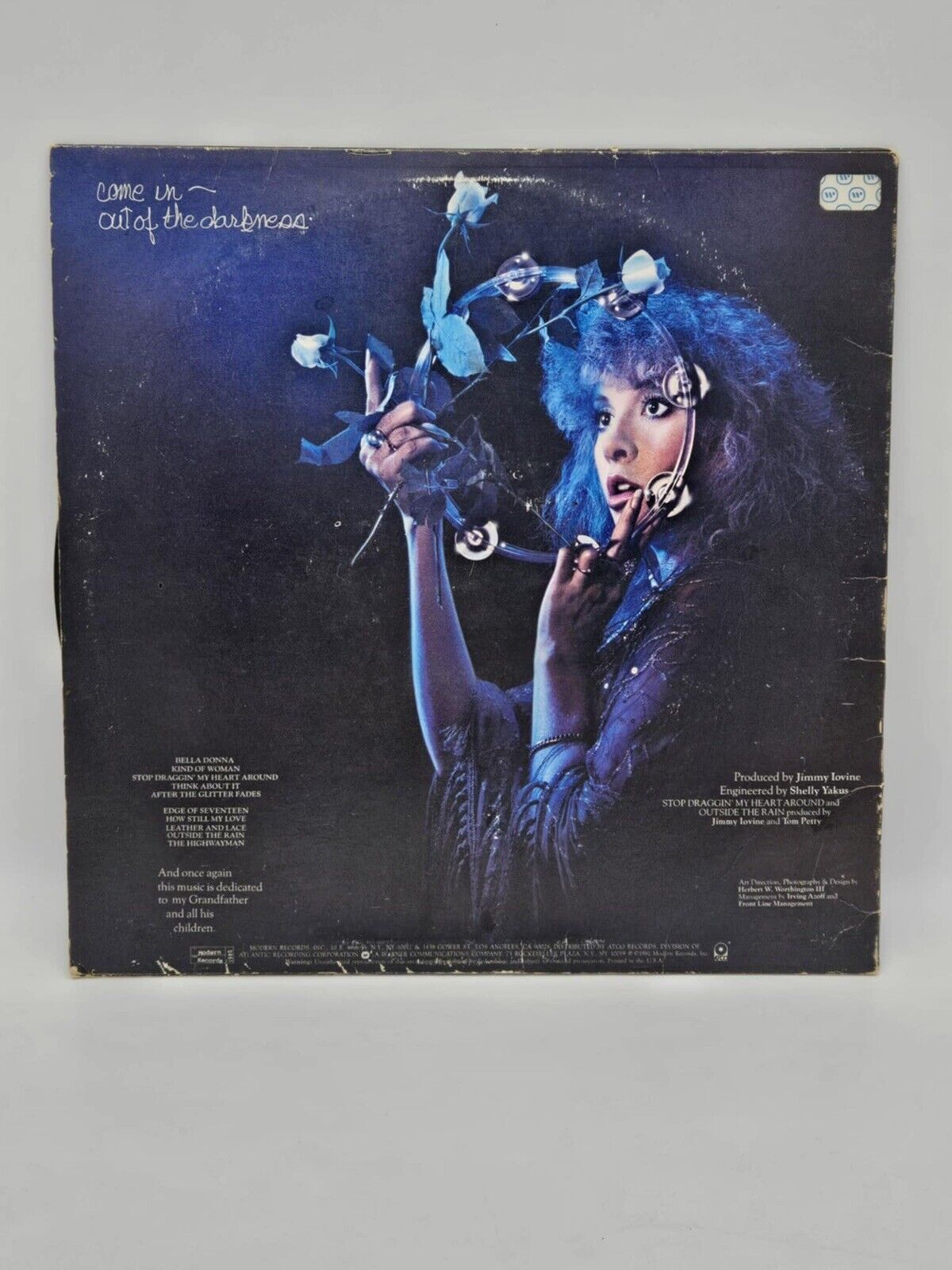Stevie Nicks - Bella Donna Vinyl LP 1981 Press Modern Records VG