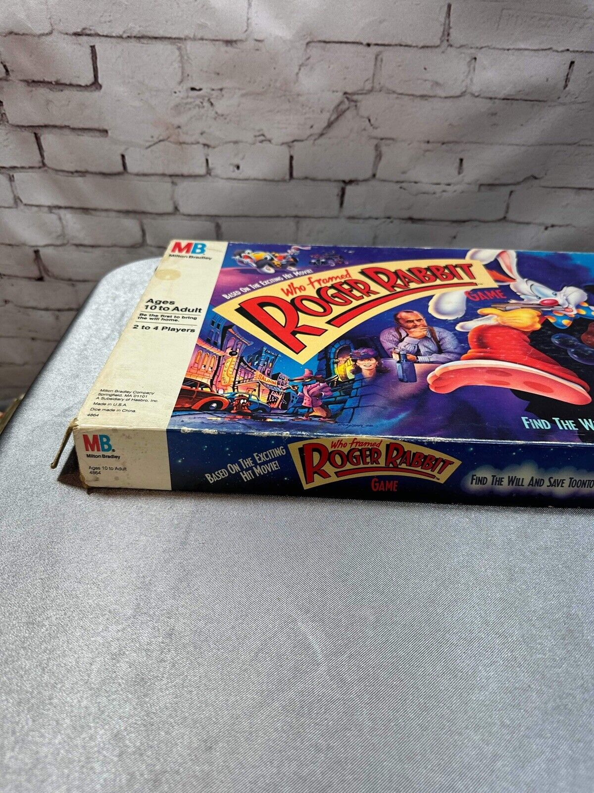 1987 Who Framed Roger Rabbit Milton Bradley Board Game Complete VGM FNF