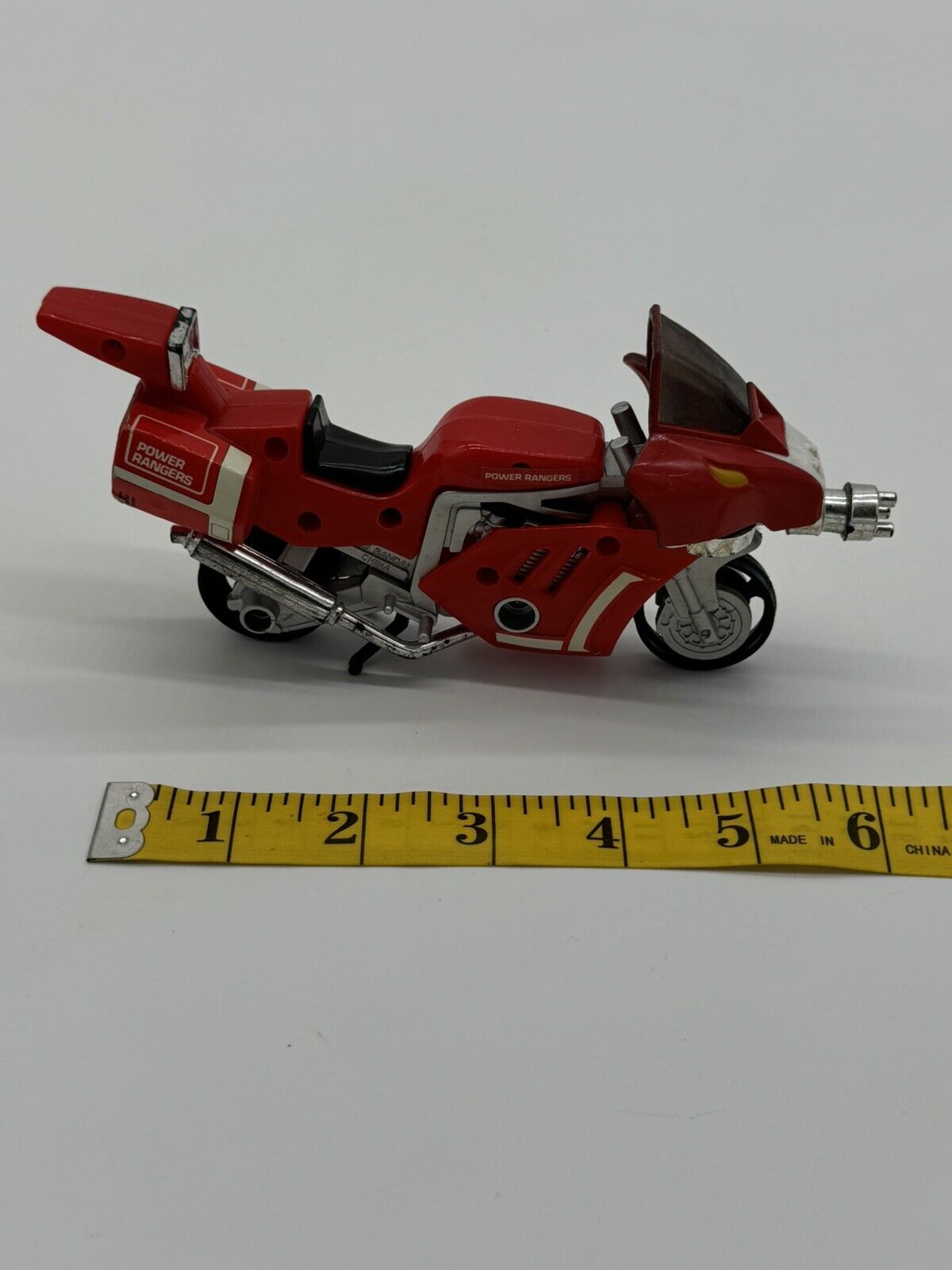 1993 Mighty Morphin Power Rangers RED TYRANNOSAURUS REX BATTLE BIKE 005
