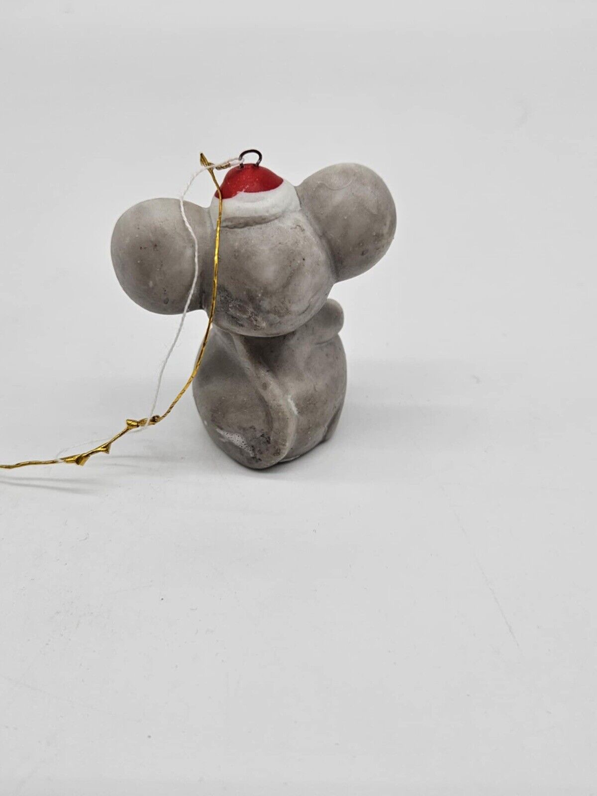 Christmas Around The World “Merry Christmas Mice” Wreath Mouse Vintage Figurine