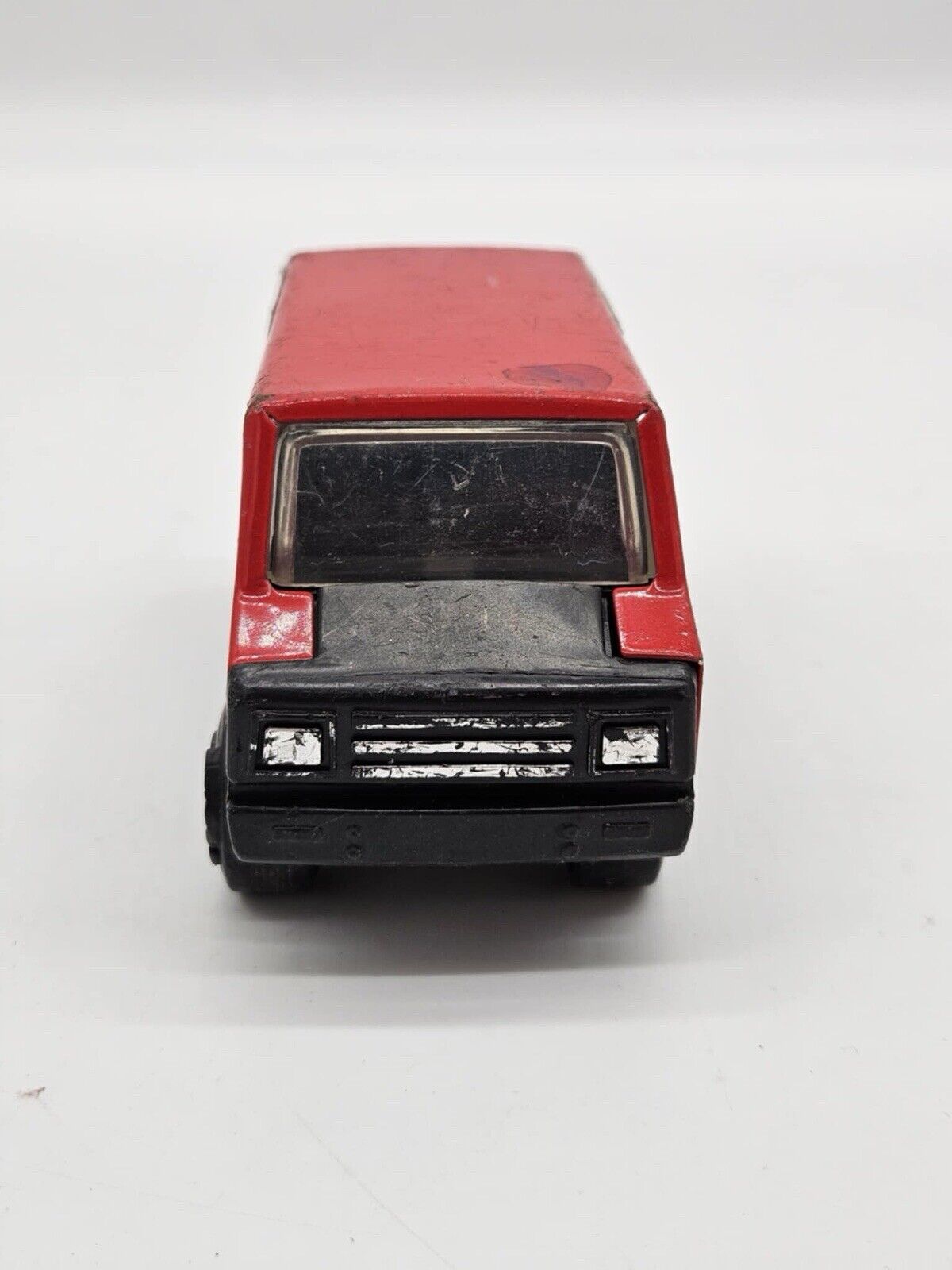 2 Vintage 1979 Red Tonka Vans Hong Kong Original Die Cast Metal Vehicle Toy