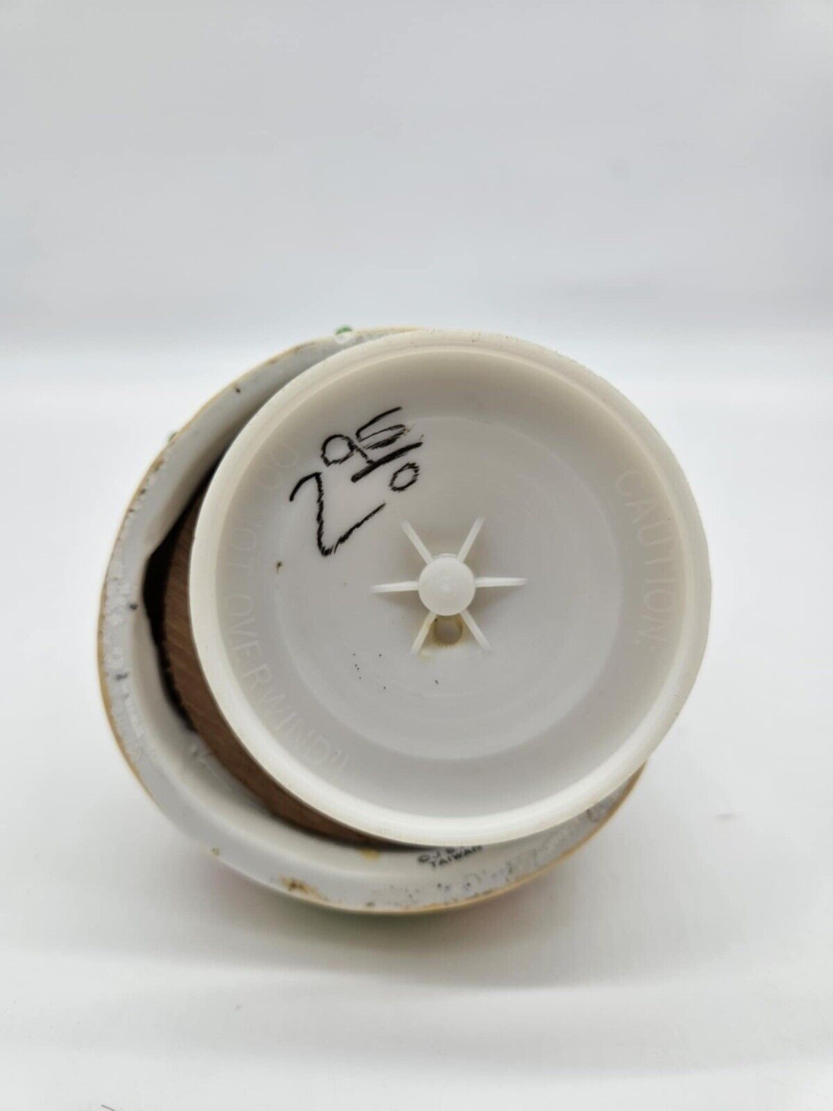 JSNY Santa Claus Ceramic Figurine Rotating Music Box - Holiday Christmas Decor