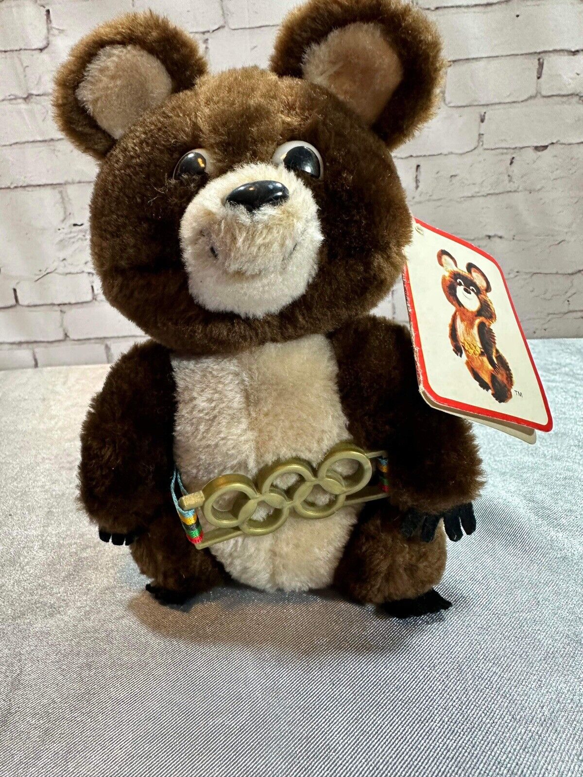 Misha 1979 Olympics Mascot Bear R Dakin & Co 7" Beanie 1980 Moscow w/TAG VCTY