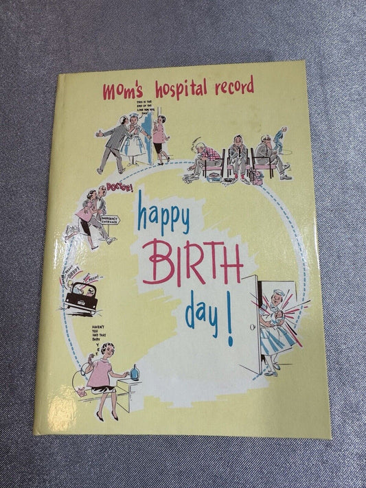 Vintage Mom's 1980s Hospital Record Happy Birth Day! TNO QCC