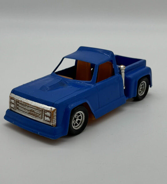 VINTAGE PLASTIC TOY CAR TESTOR TOYS SERIES 1025 ROCKFORD IL  PICKUP TRUCK 005