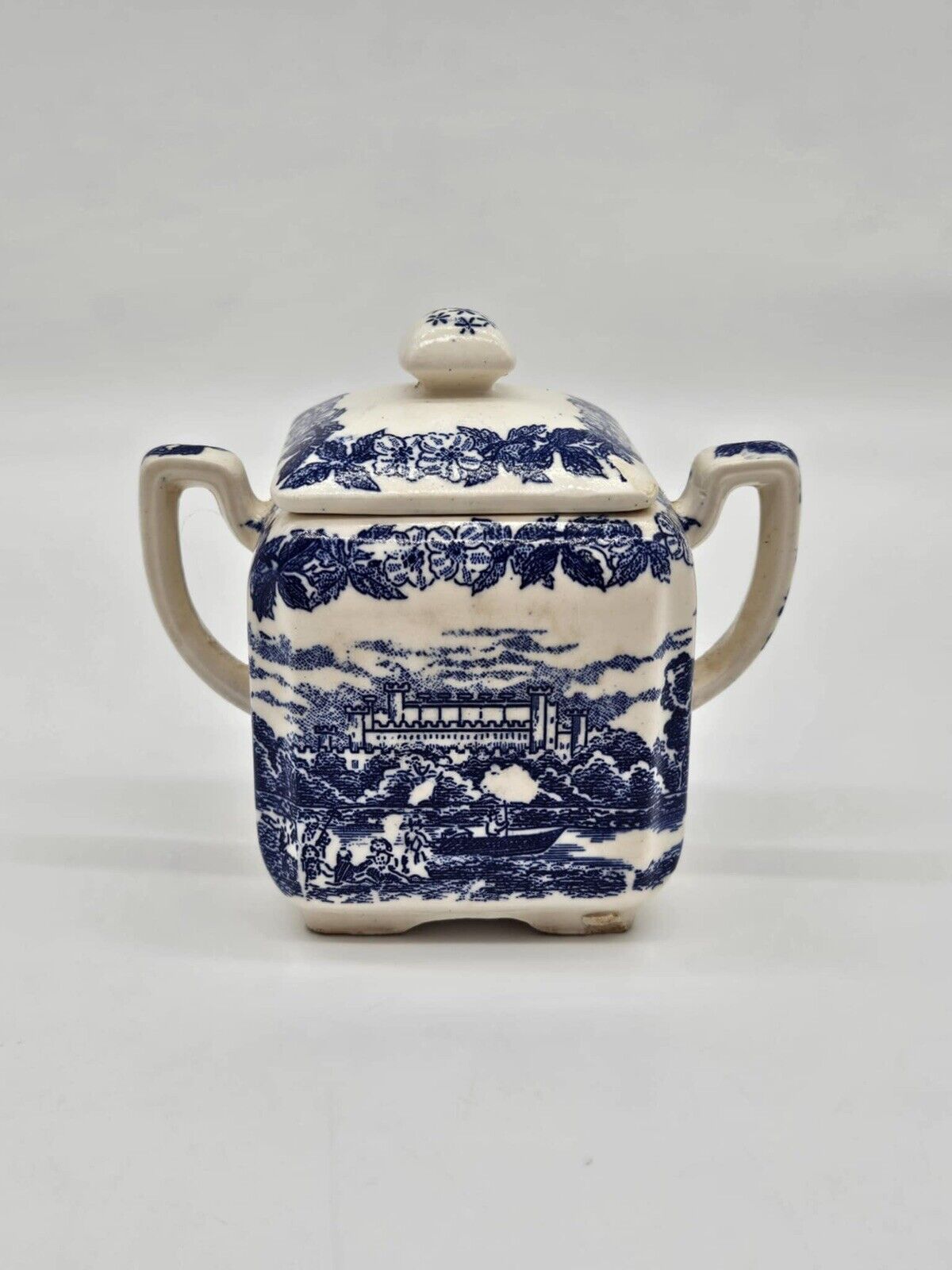 Churchill Blue Willow 5 Piece Dinnerware Set, Made in England