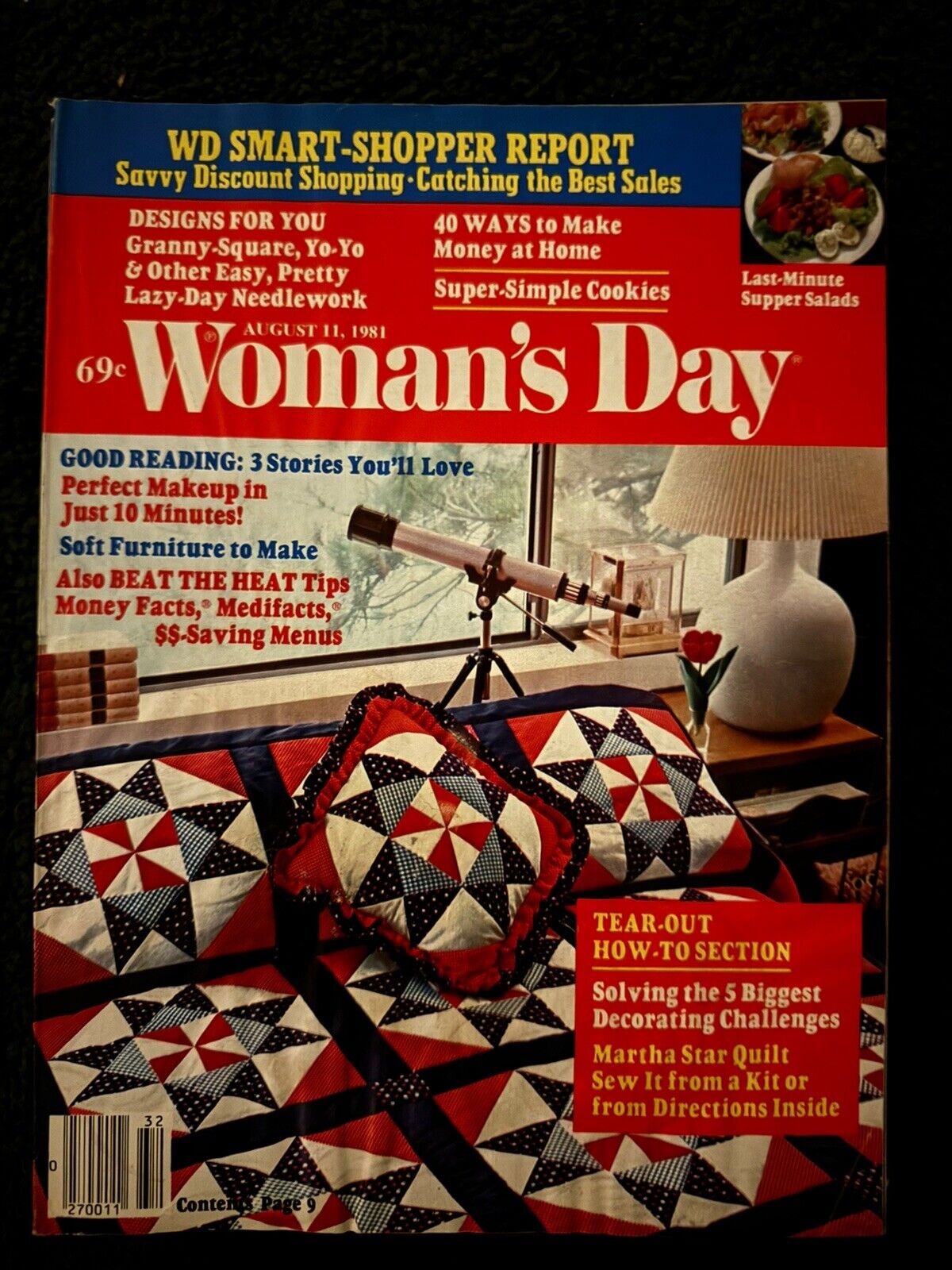 Vintage 1980s Woman’s Day Magazine Lot of 6