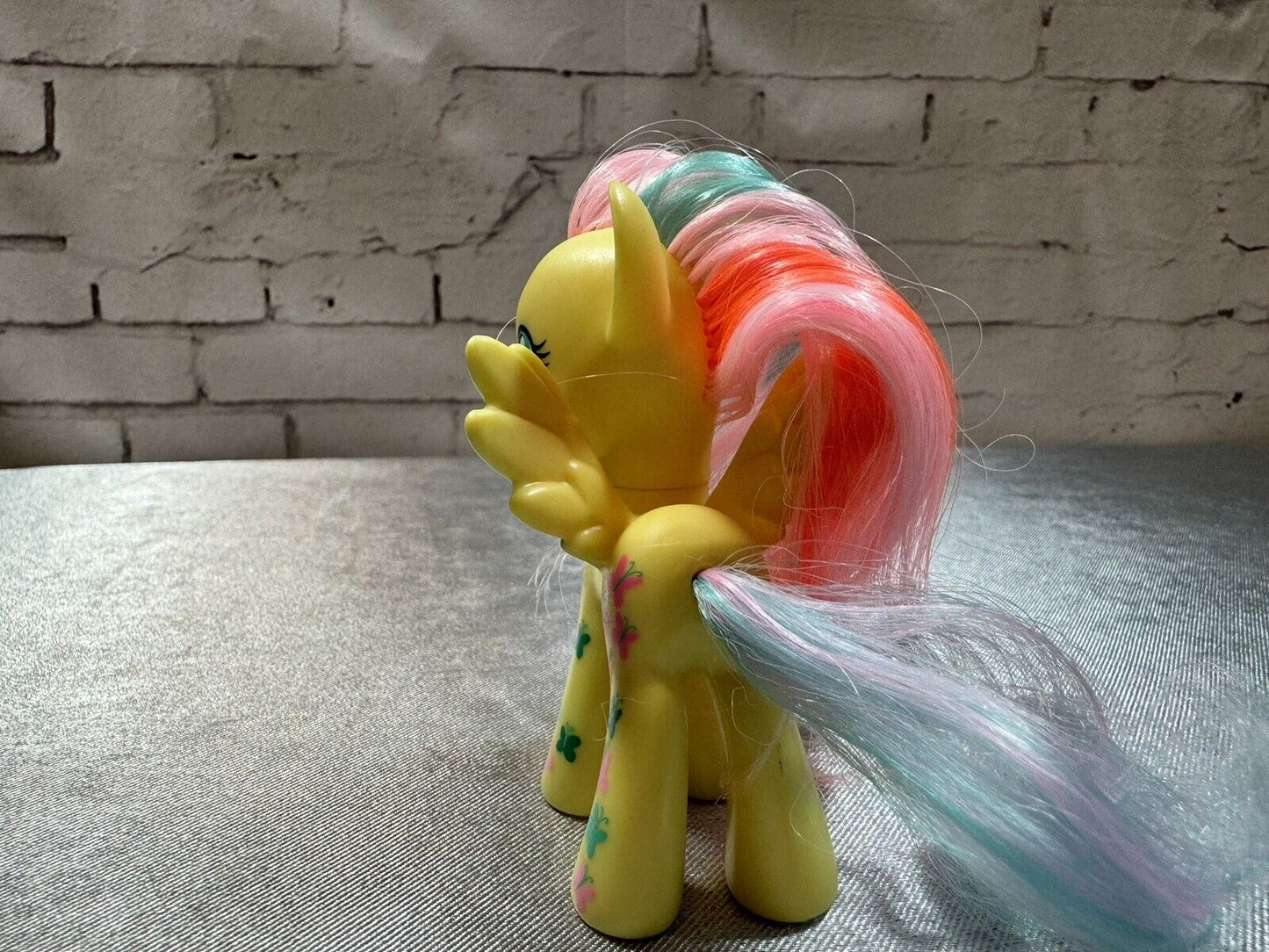 Rainbow Power Shutterfly 3" MPL my Little Pony G4 Hasbro 2010 Brushable