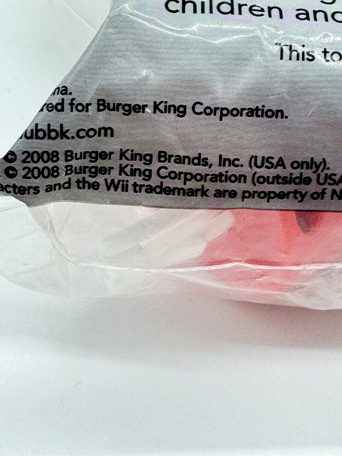 2008 Burger King Toy Nintendo Wii Yoshi Mario Kart Toy in Package