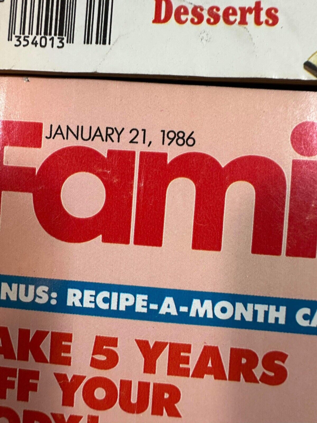 Family Circle magazine lot - Early 1980's lot of 6 - Vintage Back Issue