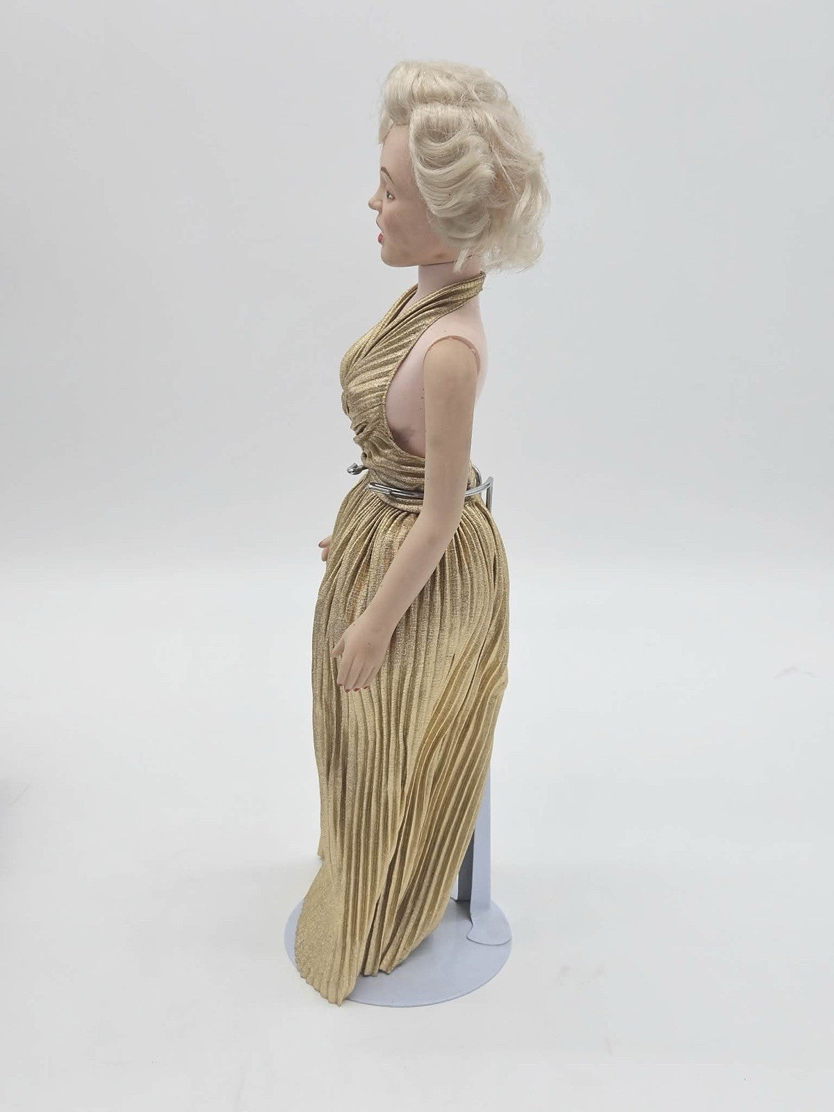 Vintage There’s No Business Like Show Business Marilyn Monroe Doll Gold Dress