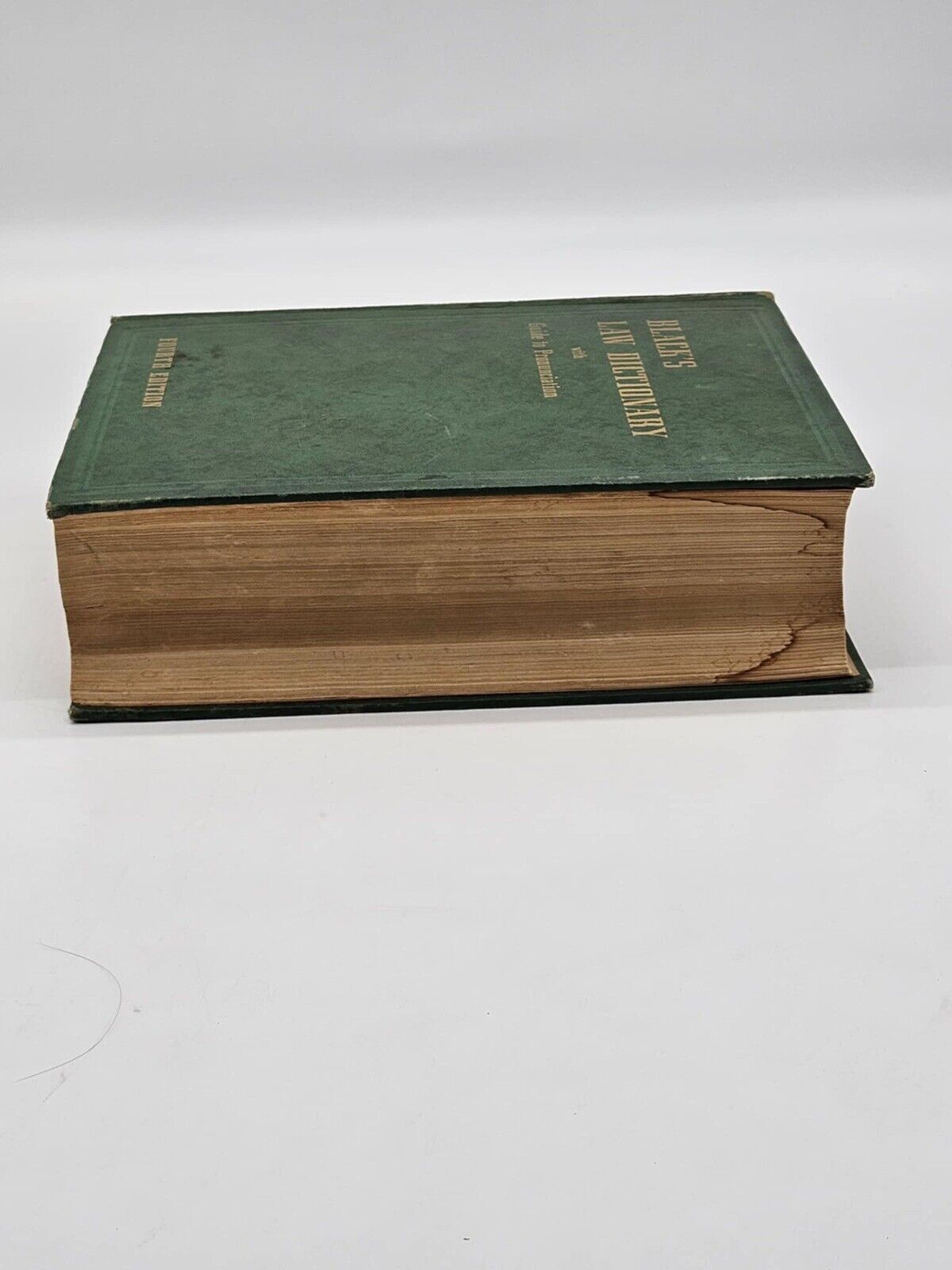 1957, Black's Law Dictionary W/ Guide To Pronunciation, HB, 4th Ed, VG