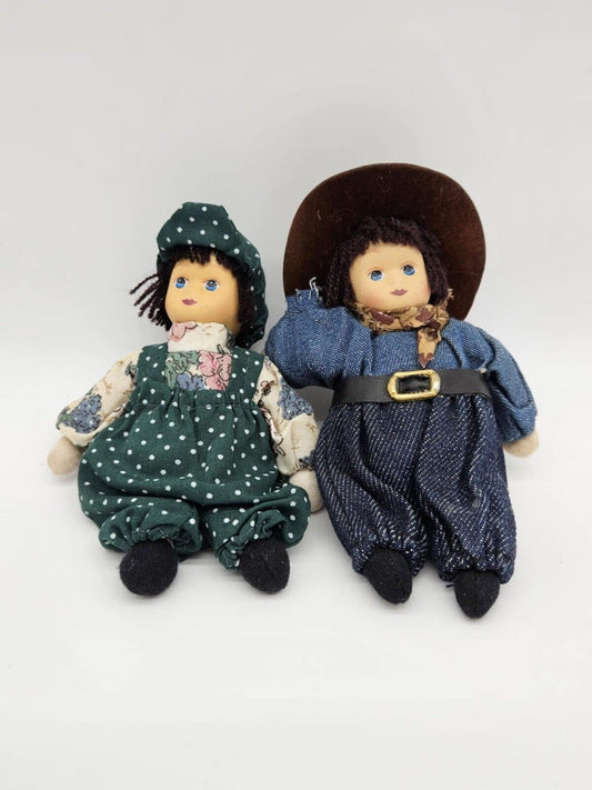 Vintage SPRINGFORD 5"  Porcelain Face Dolls