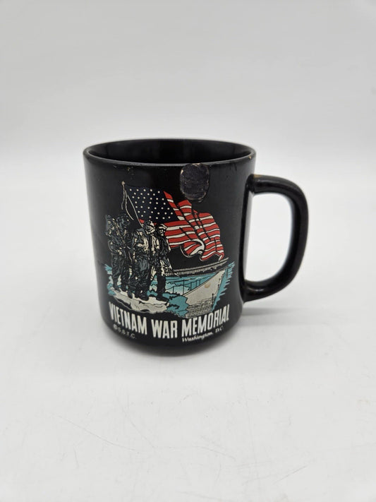 Vintage Vietnam War Memorial Mug Black
