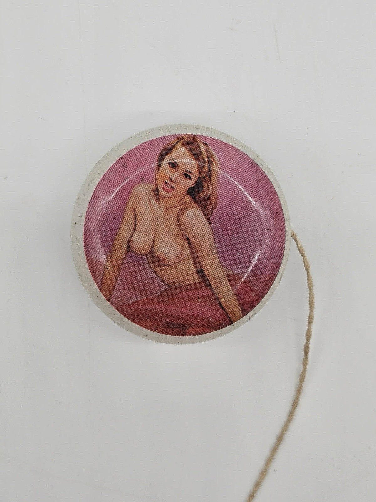Vintage Risqué Pin Up Girl Yo Yo Novelty Toy ✨RARE✨