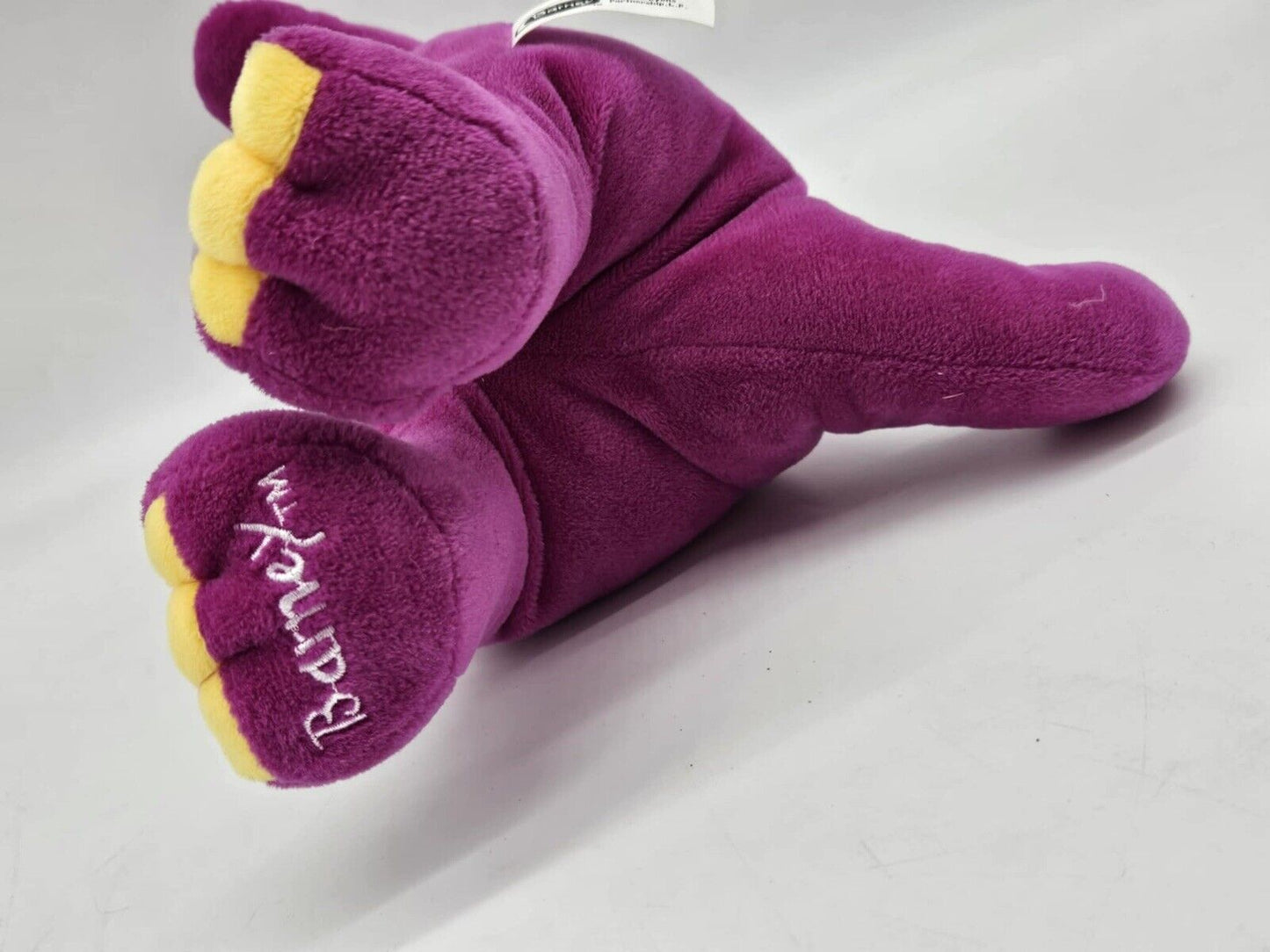 Barney Purple Singing Dinosaur Colorful World Toy Animal 12" Stuffed Plush W3
