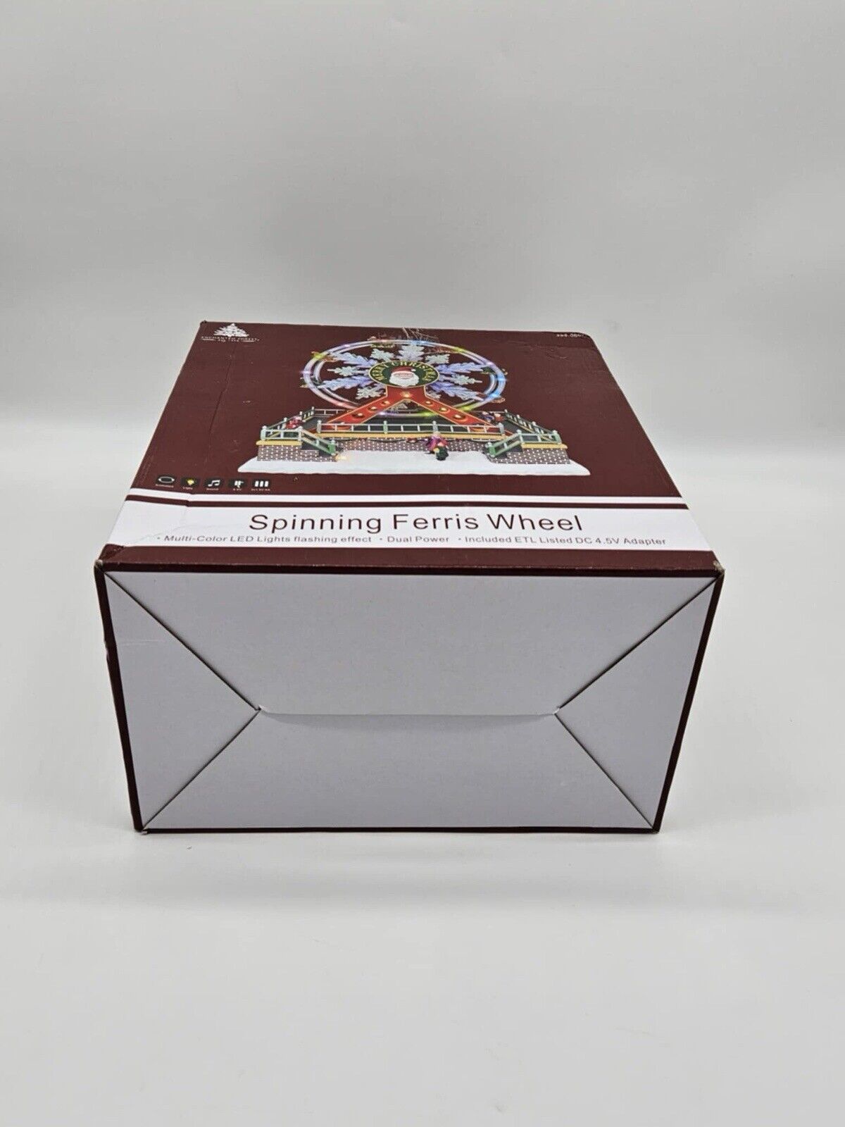 Christmas Enchanted Forest Santa Ferris Wheel Village Light-Up Carnival Ride