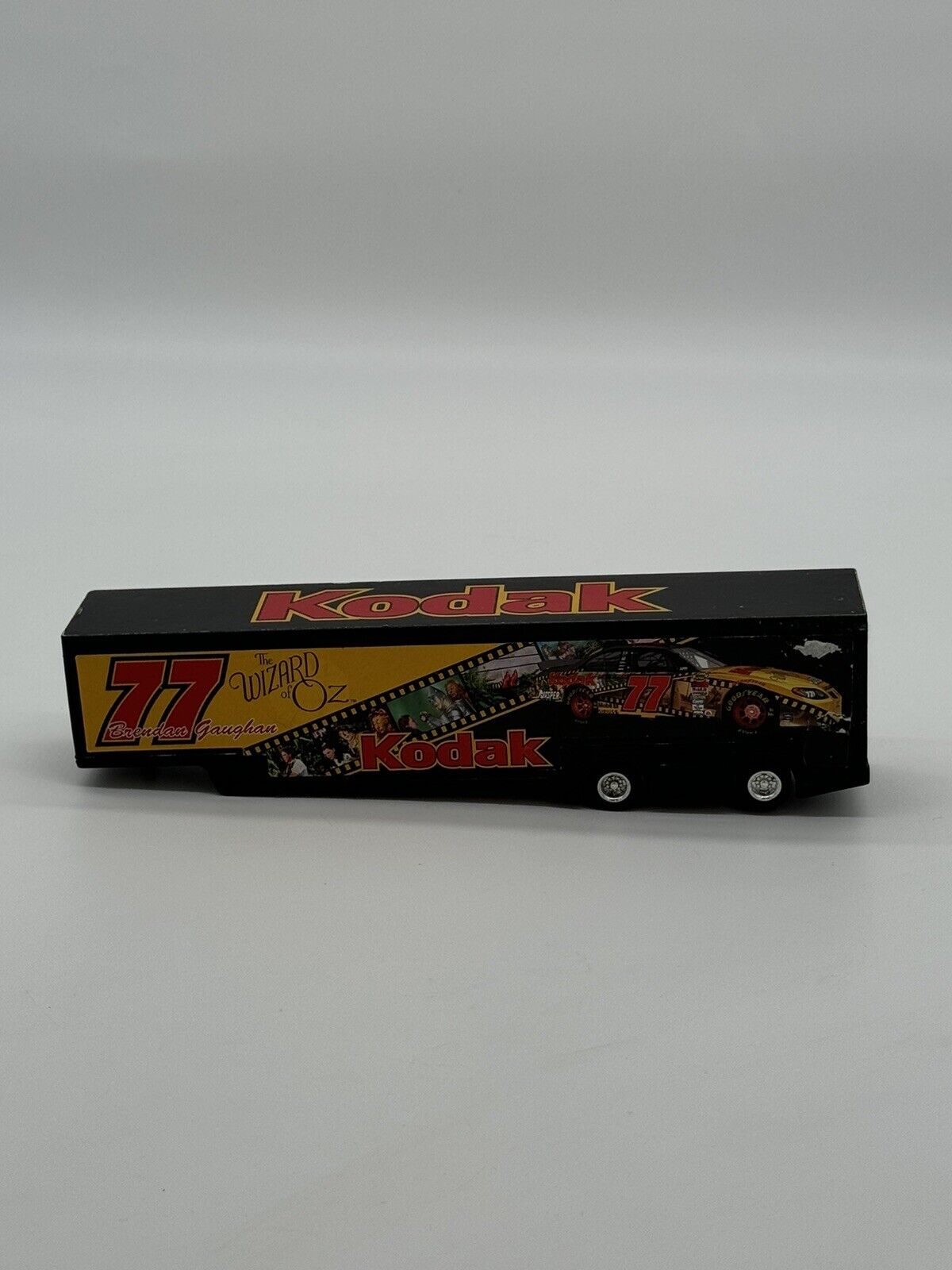 Vintage Wizard of Oz 77 Car Hailer Trailer Rig NASCAR Brendan Ganghan VCTY